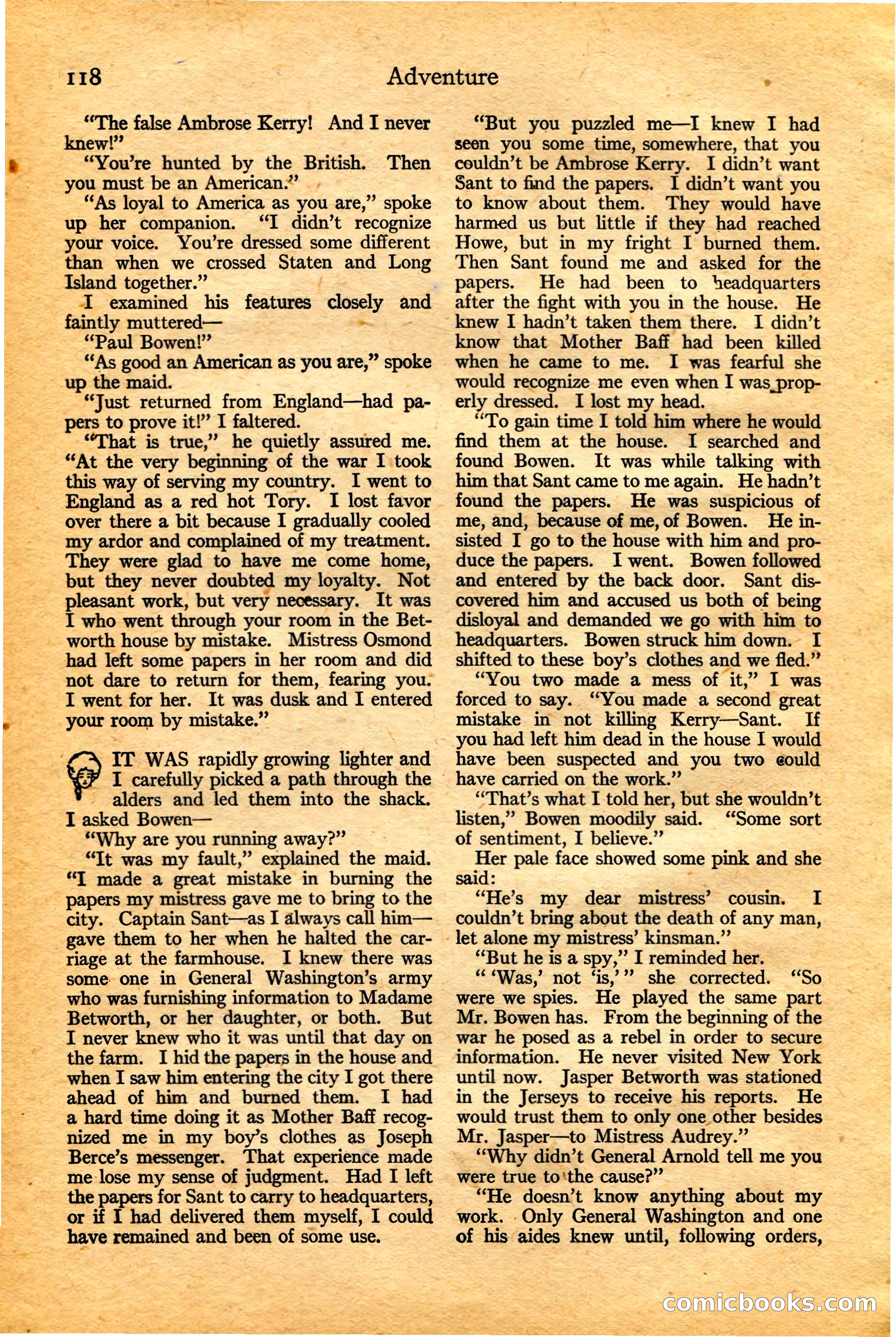 Adventure, February 20, 1922 — page 120 of 196