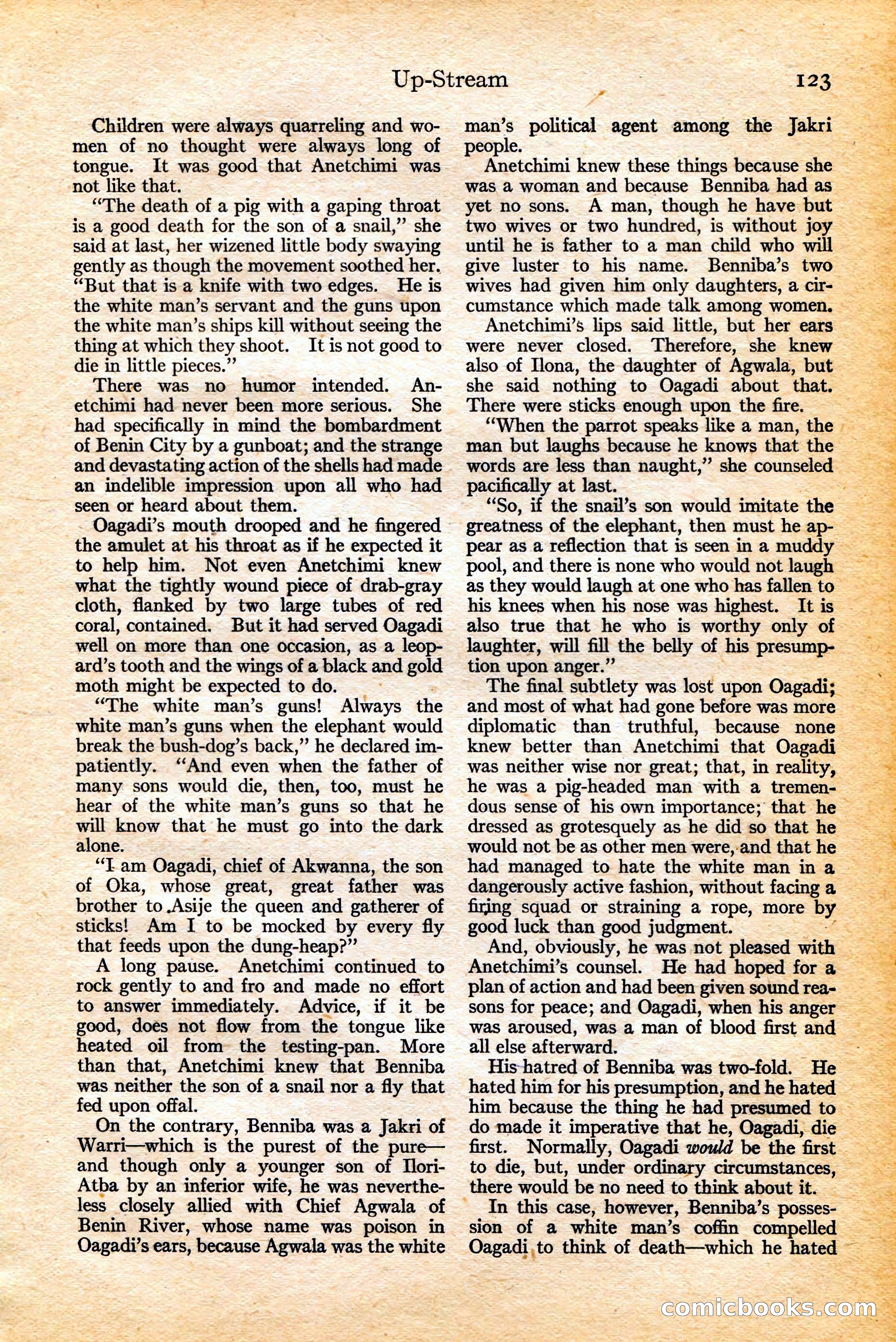 Adventure, February 20, 1922 — page 125 of 196