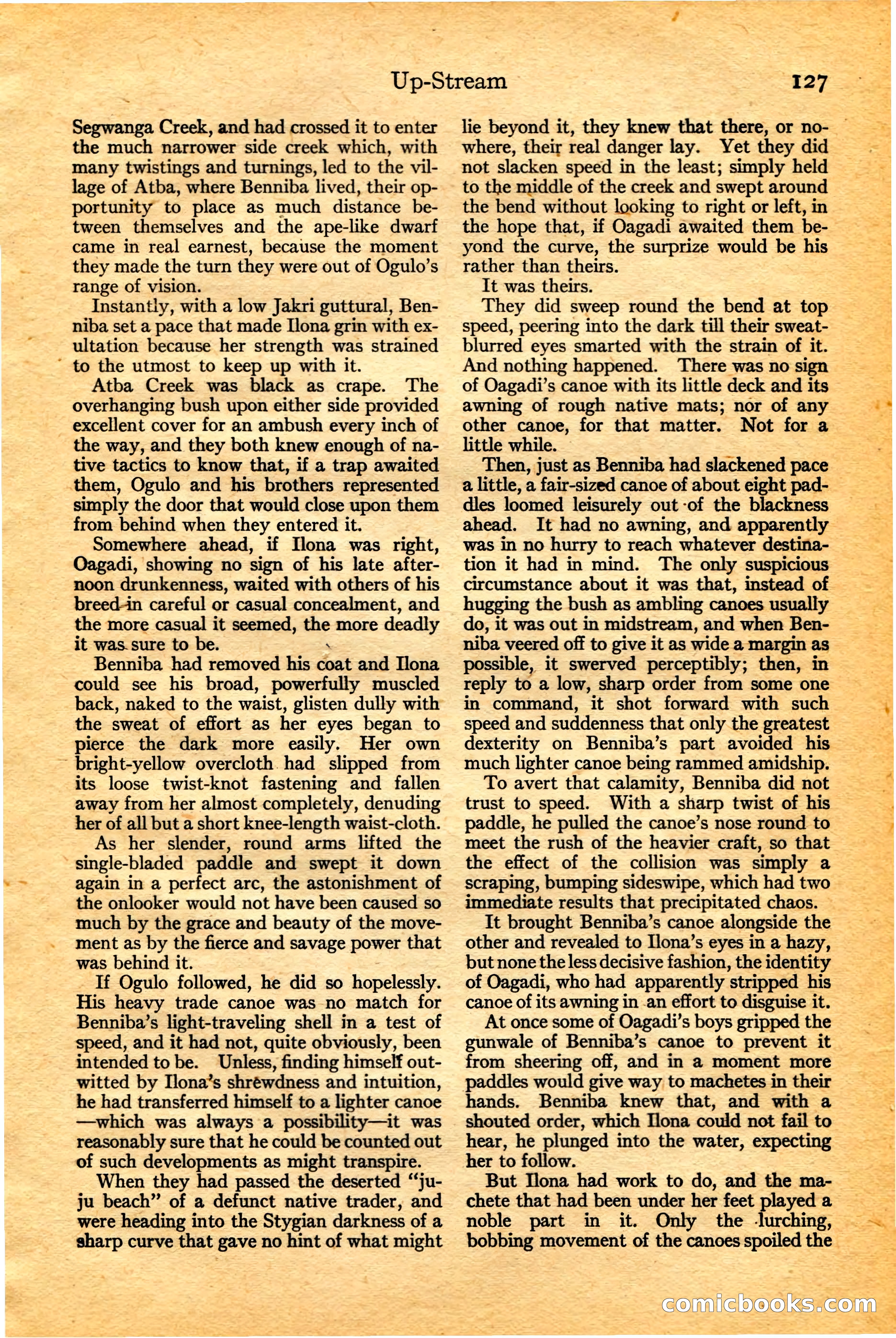 Adventure, February 20, 1922 — page 129 of 196