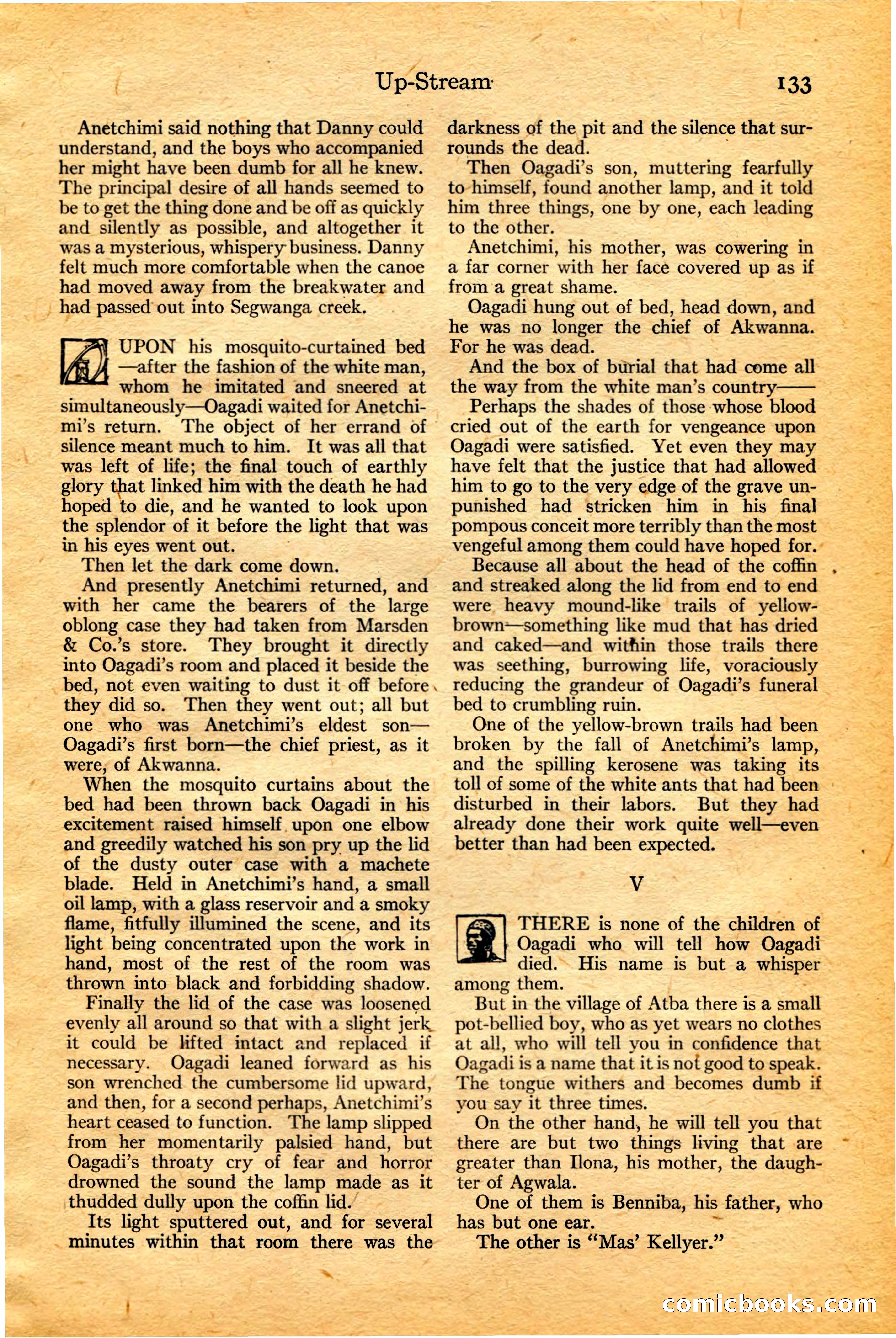 Adventure, February 20, 1922 — page 135 of 196