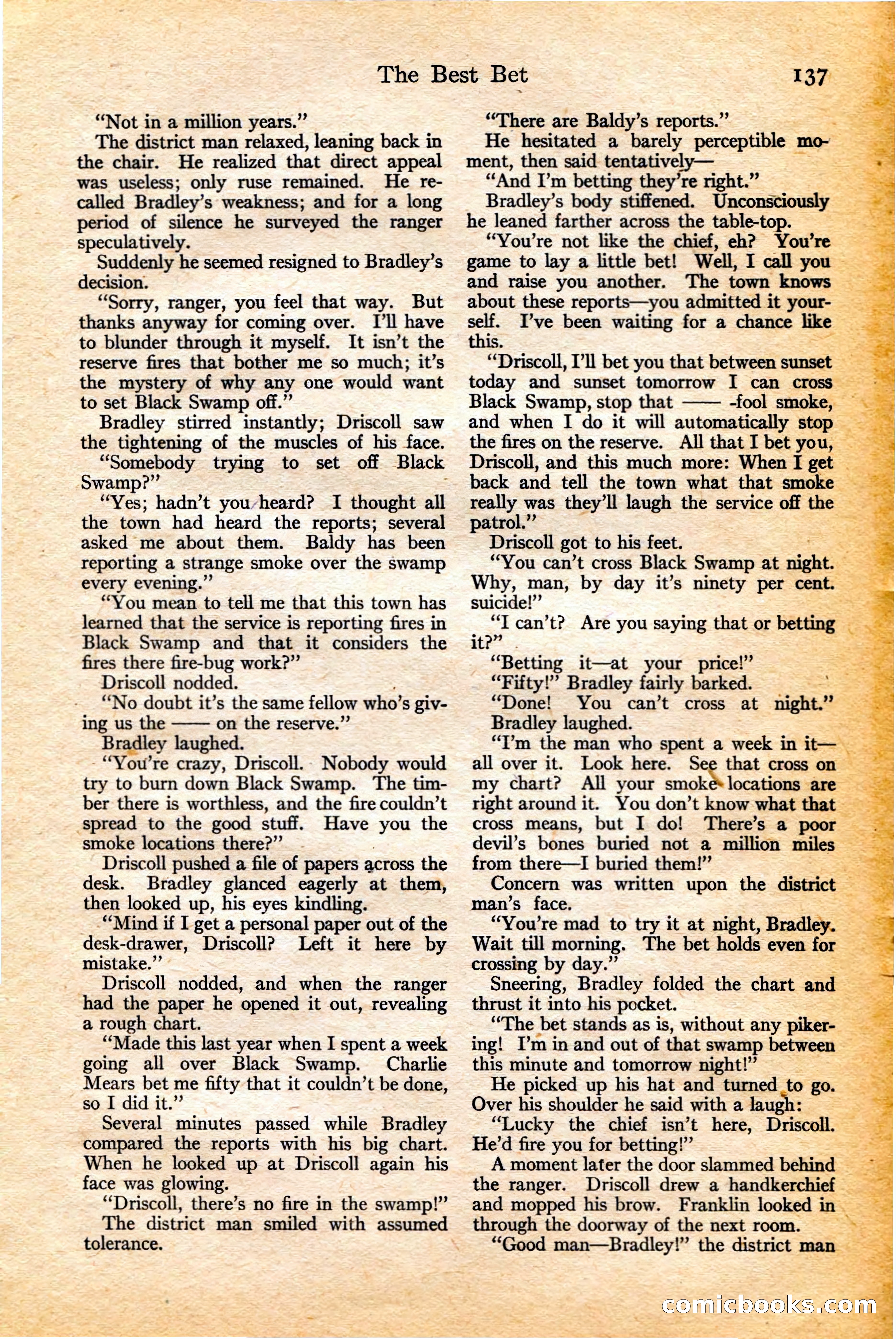 Adventure, February 20, 1922 — page 139 of 196