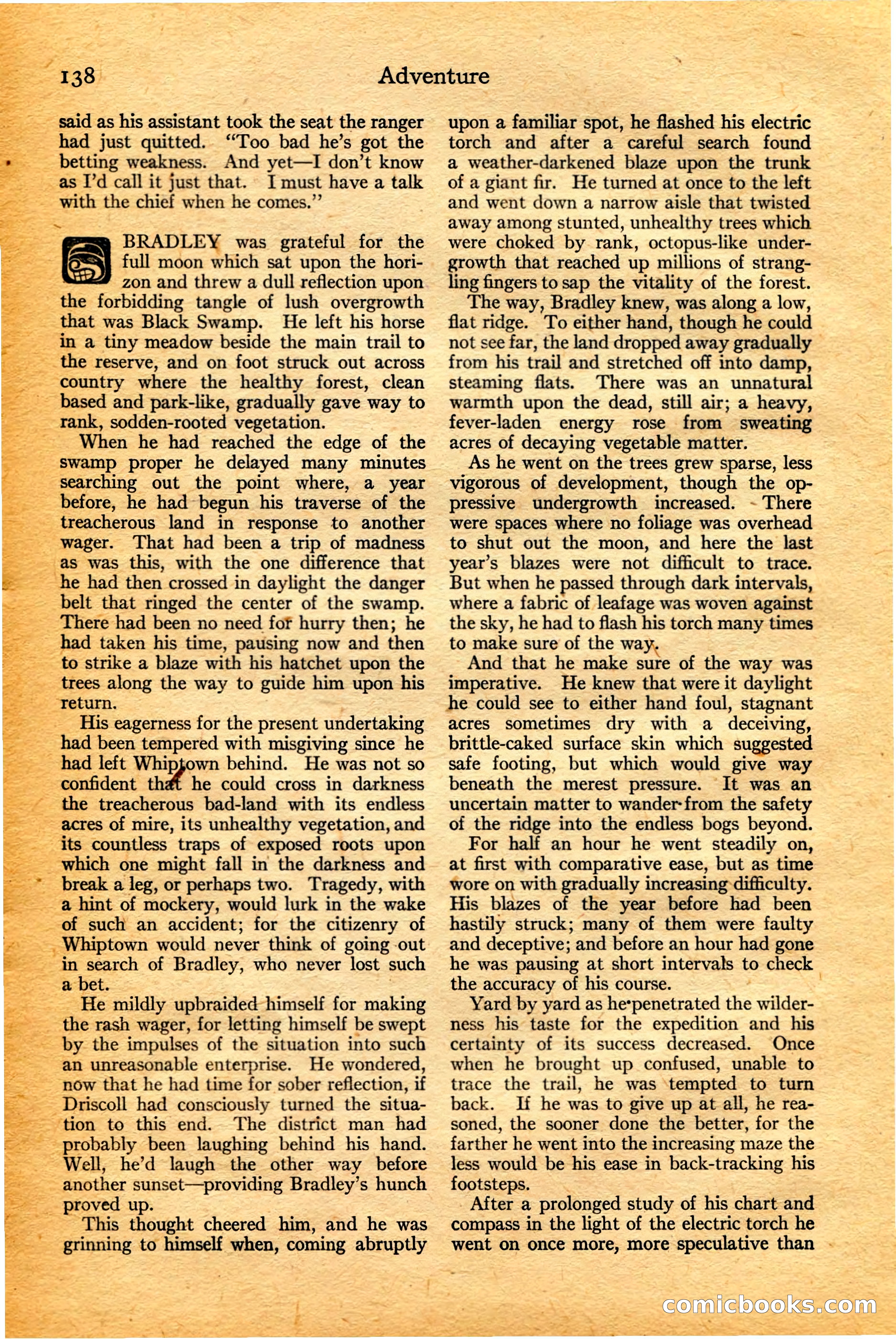 Adventure, February 20, 1922 — page 140 of 196
