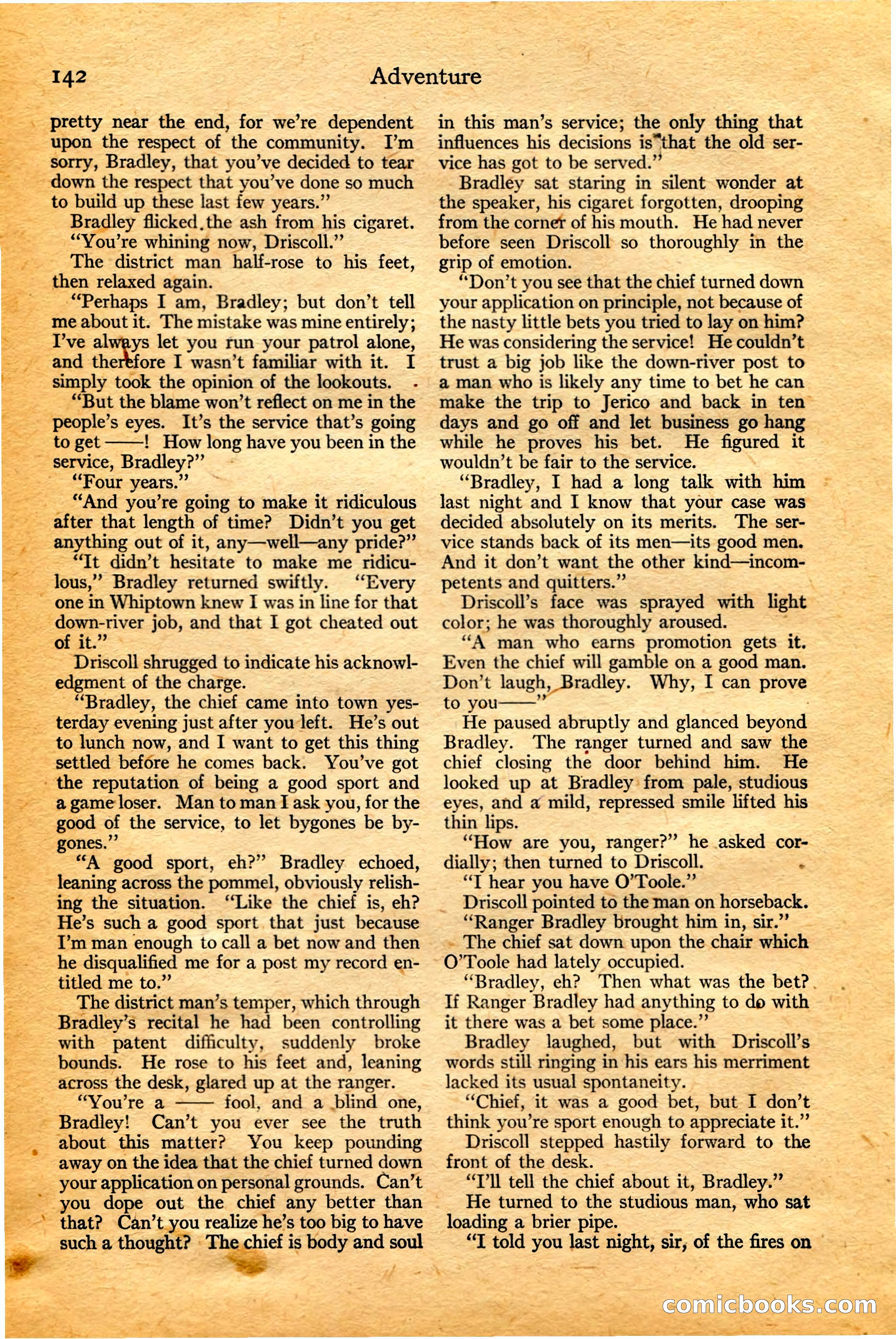 Adventure, February 20, 1922 — page 144 of 196