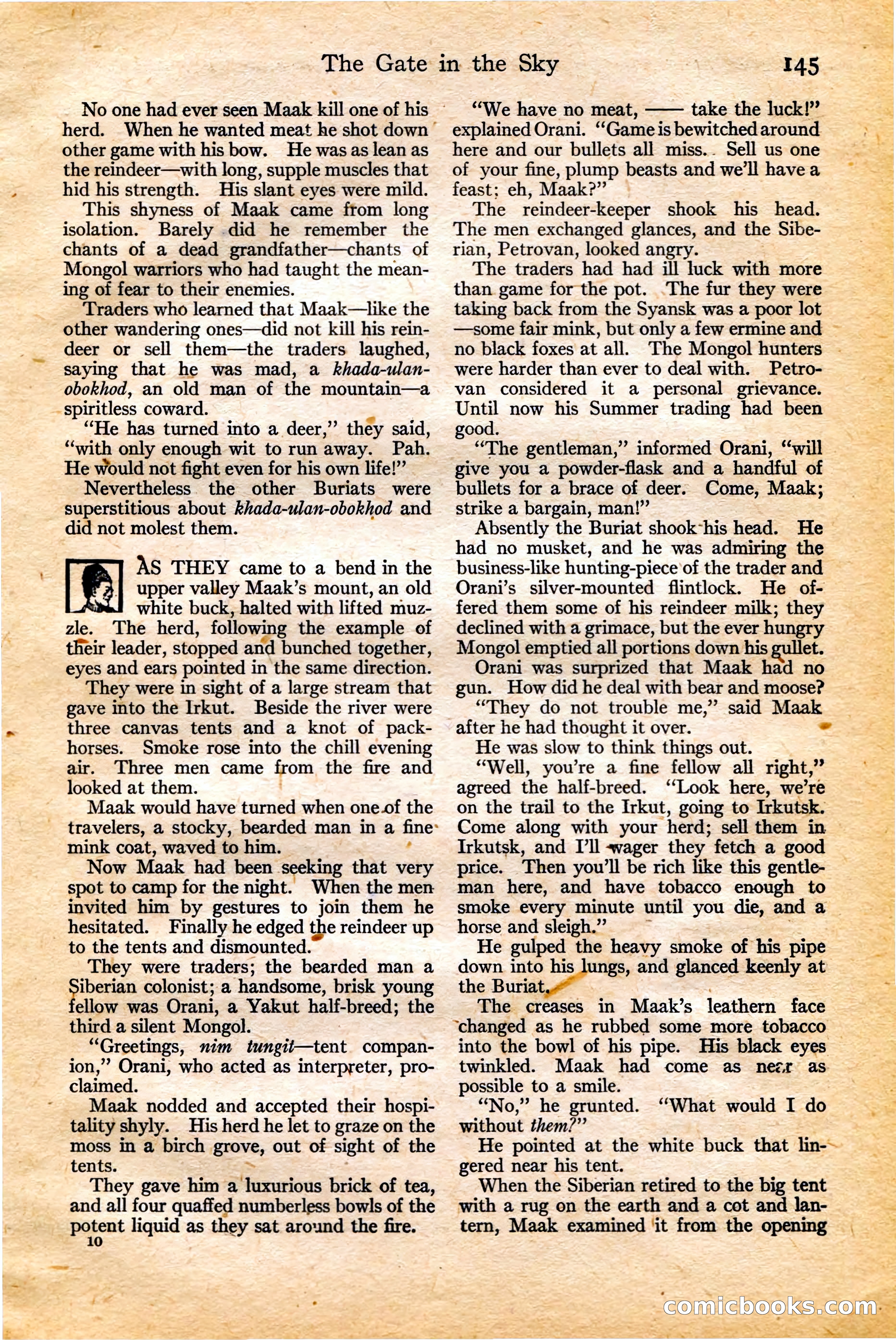 Adventure, February 20, 1922 — page 147 of 196