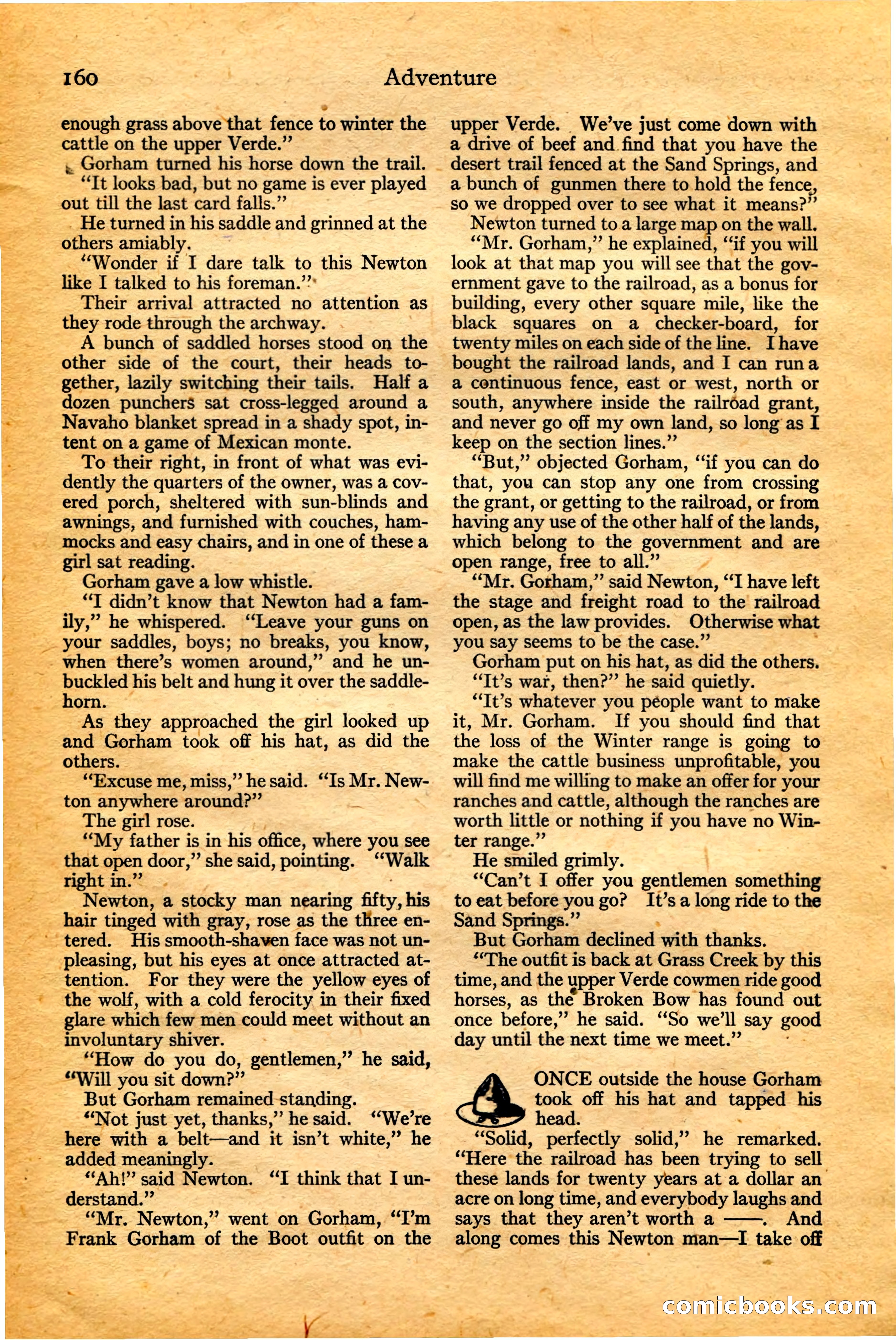 Adventure, February 20, 1922 — page 162 of 196