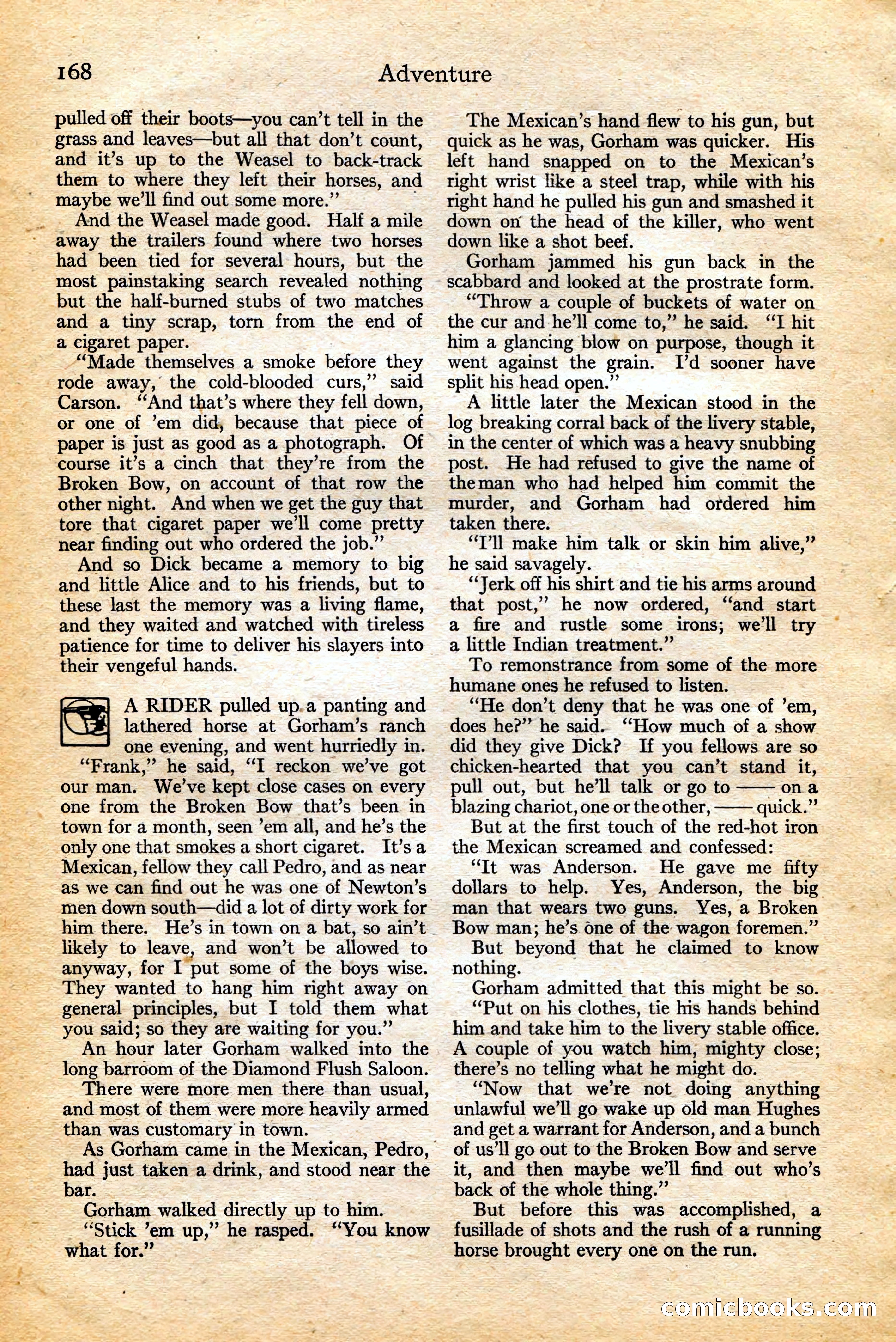 Adventure, February 20, 1922 — page 170 of 196