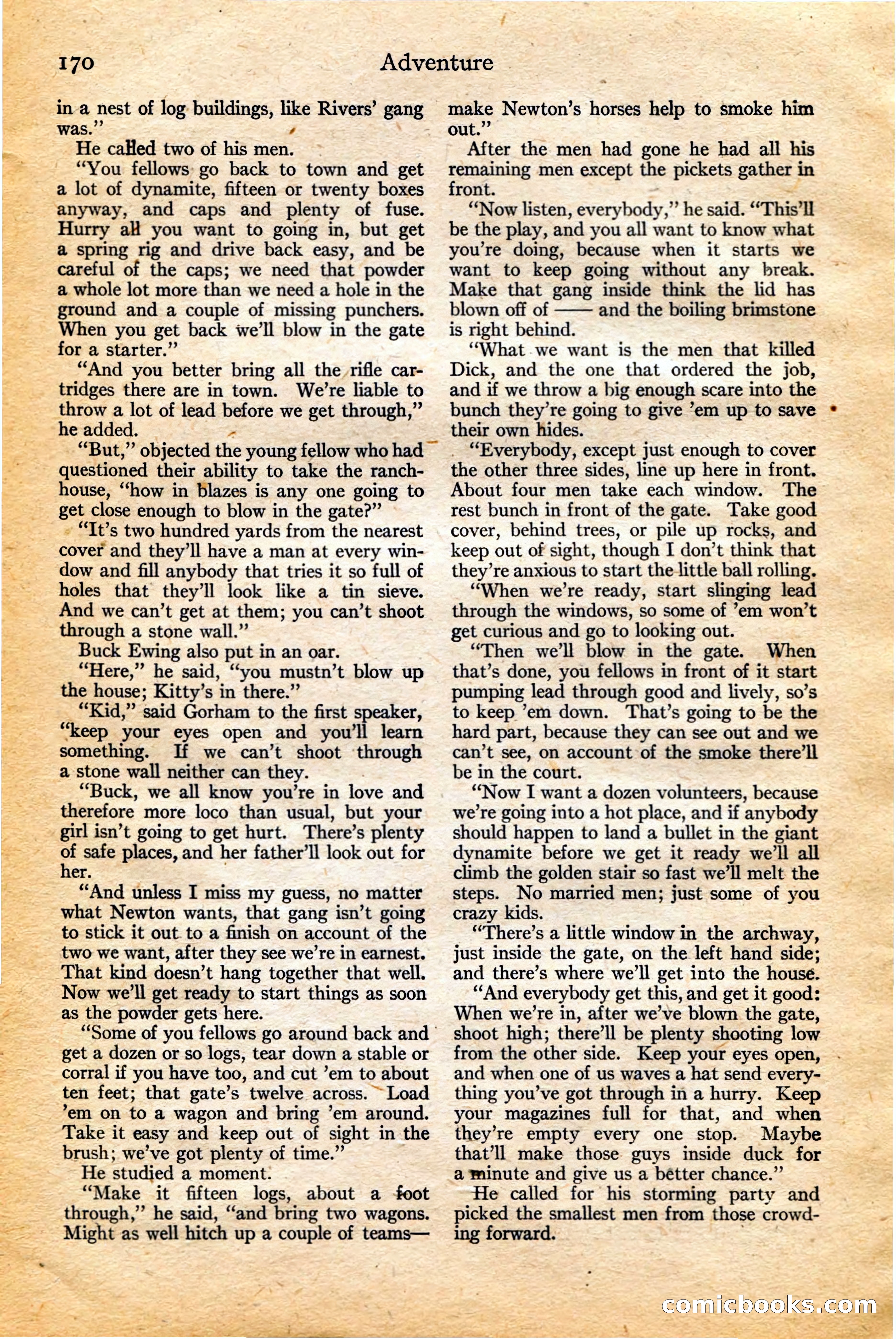 Adventure, February 20, 1922 — page 172 of 196
