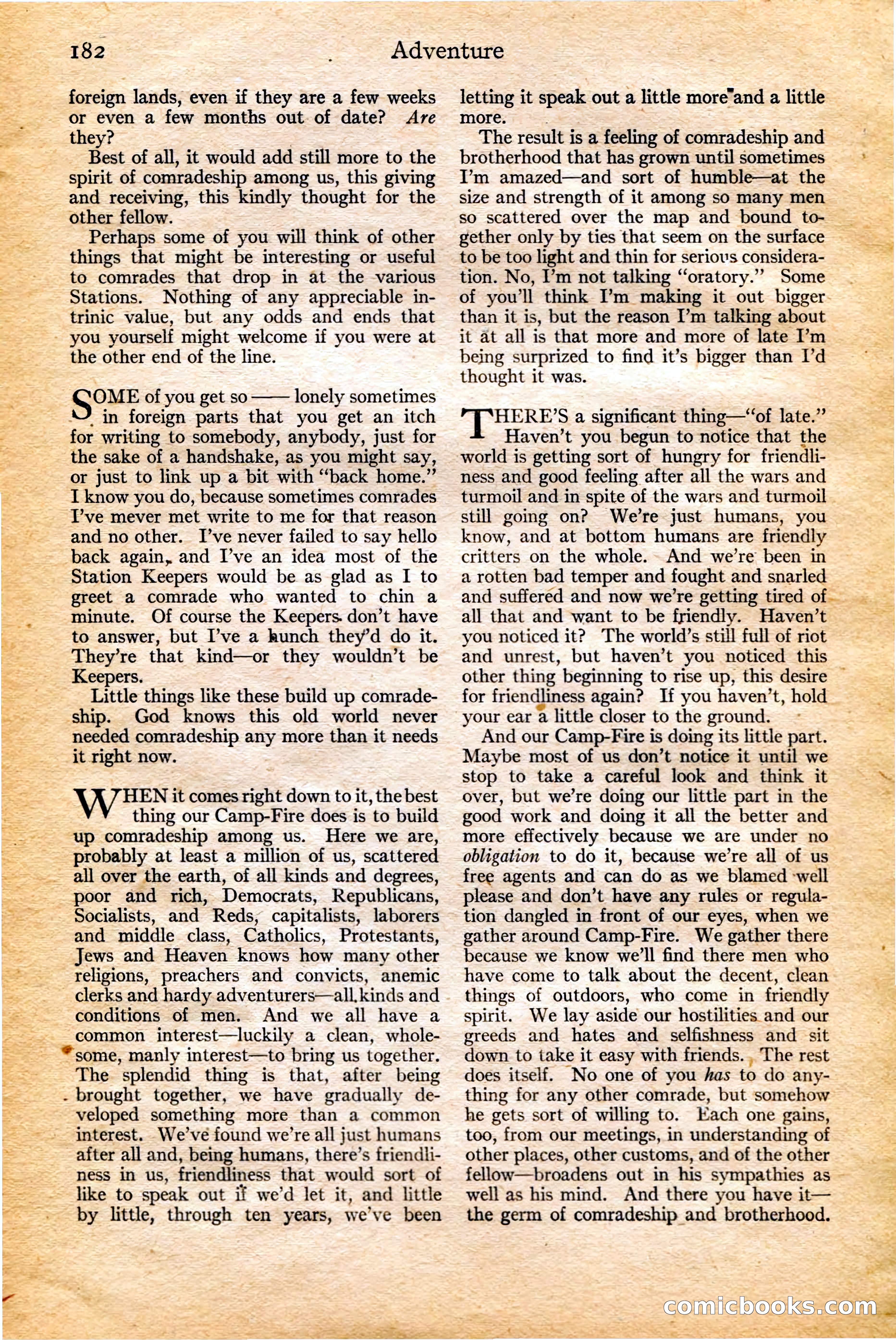 Adventure, February 20, 1922 — page 184 of 196