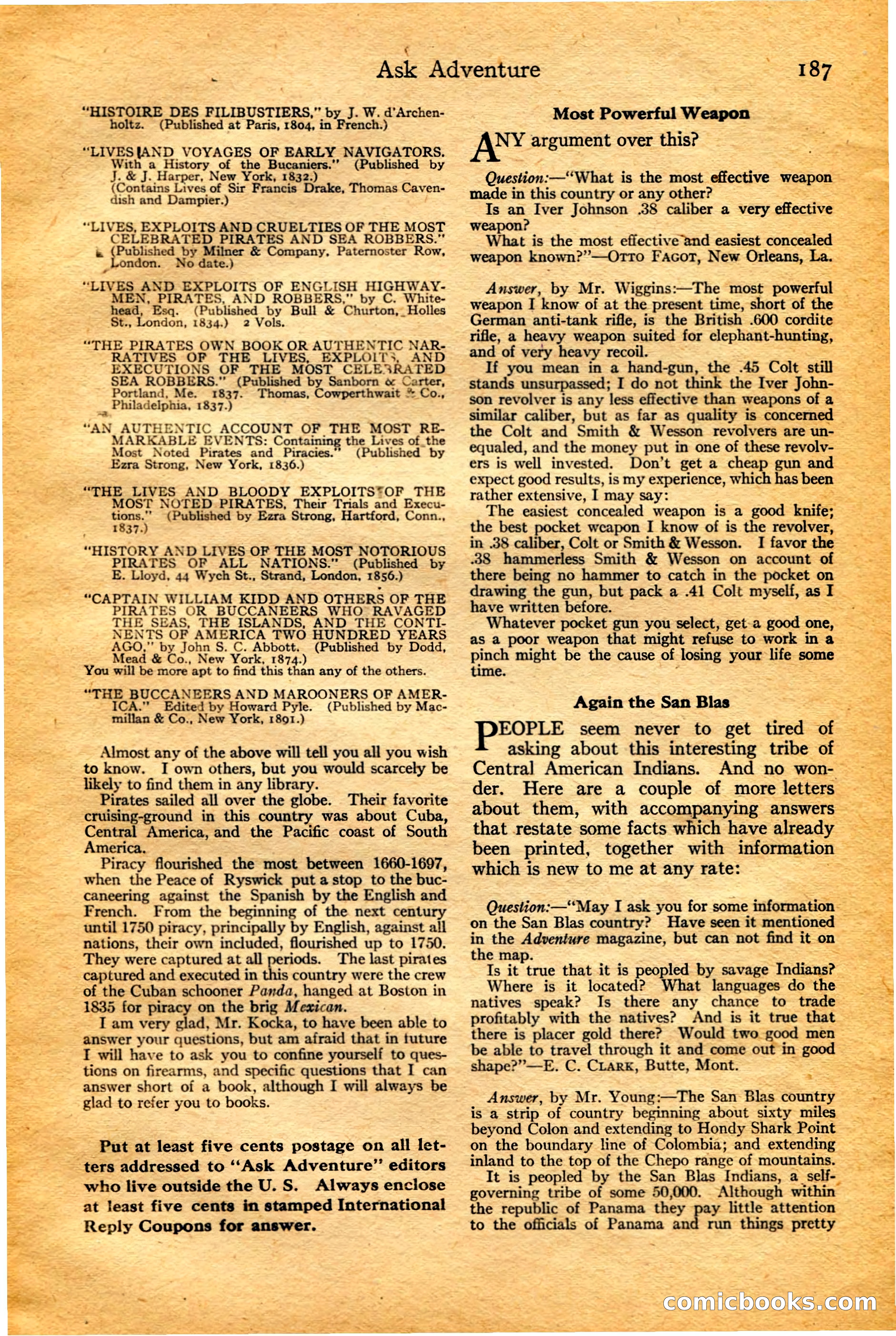 Adventure, February 20, 1922 — page 189 of 196