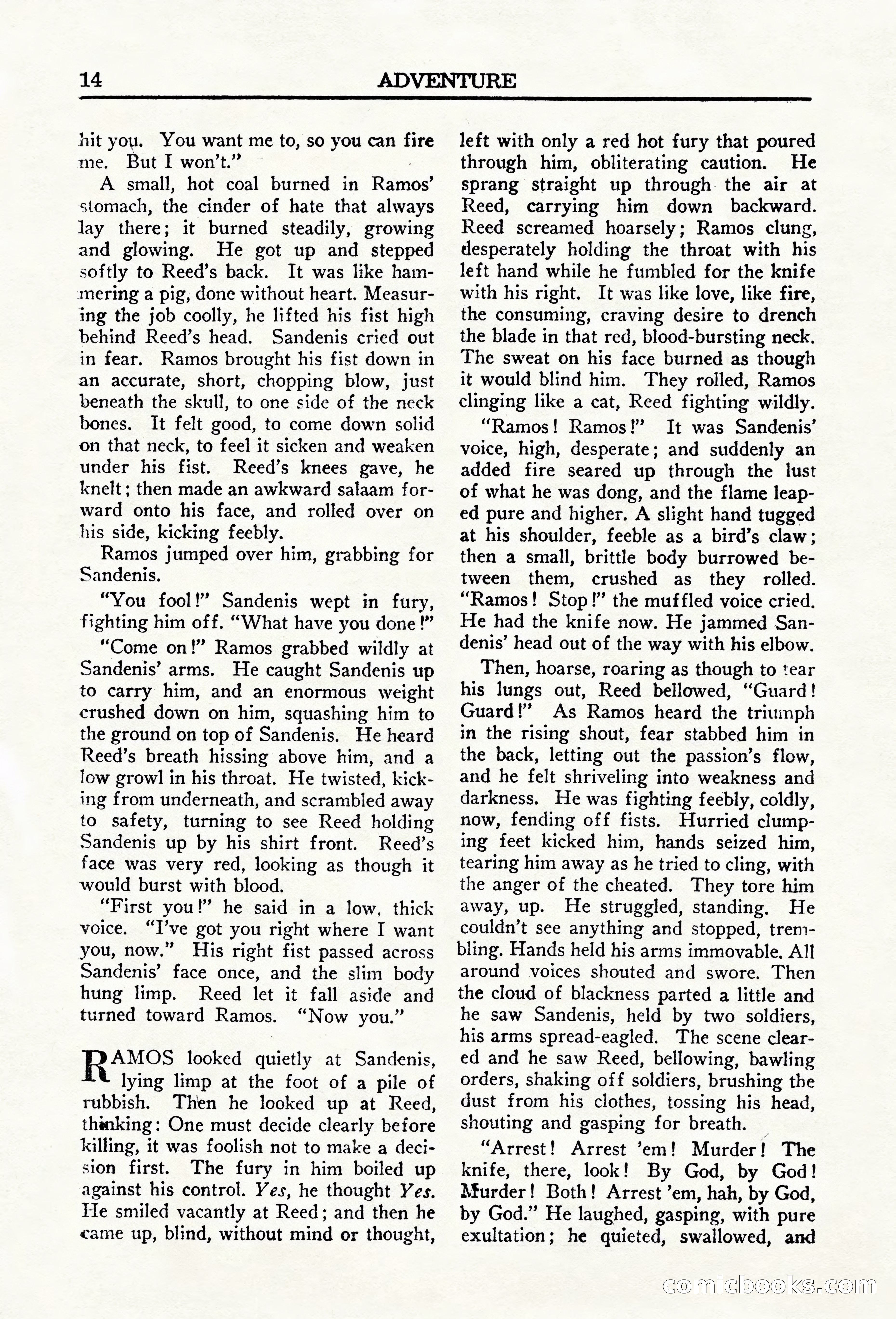 Adventure (Canada), March 1943 — page 16 of 116