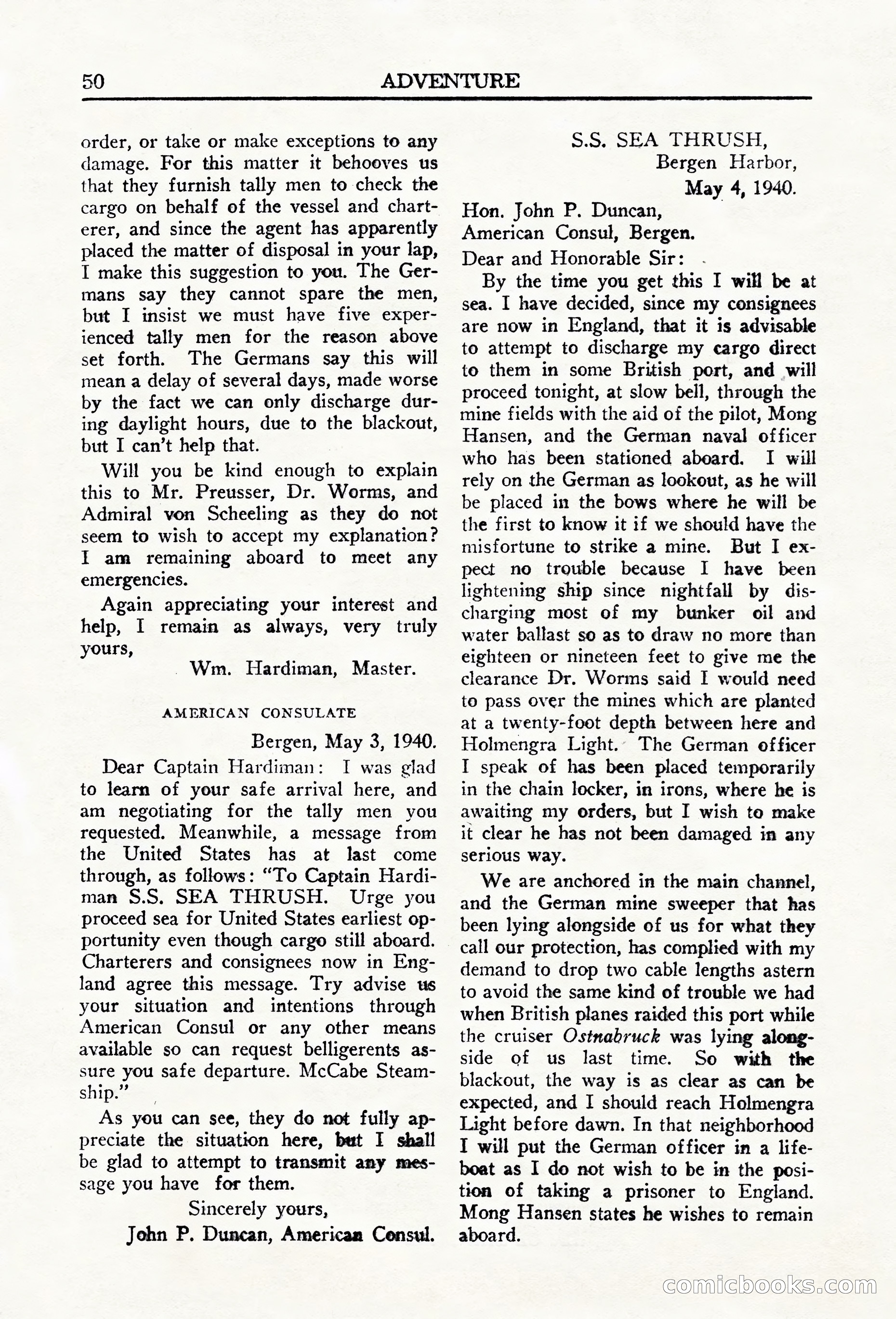 Adventure (Canada), March 1943 — page 52 of 116