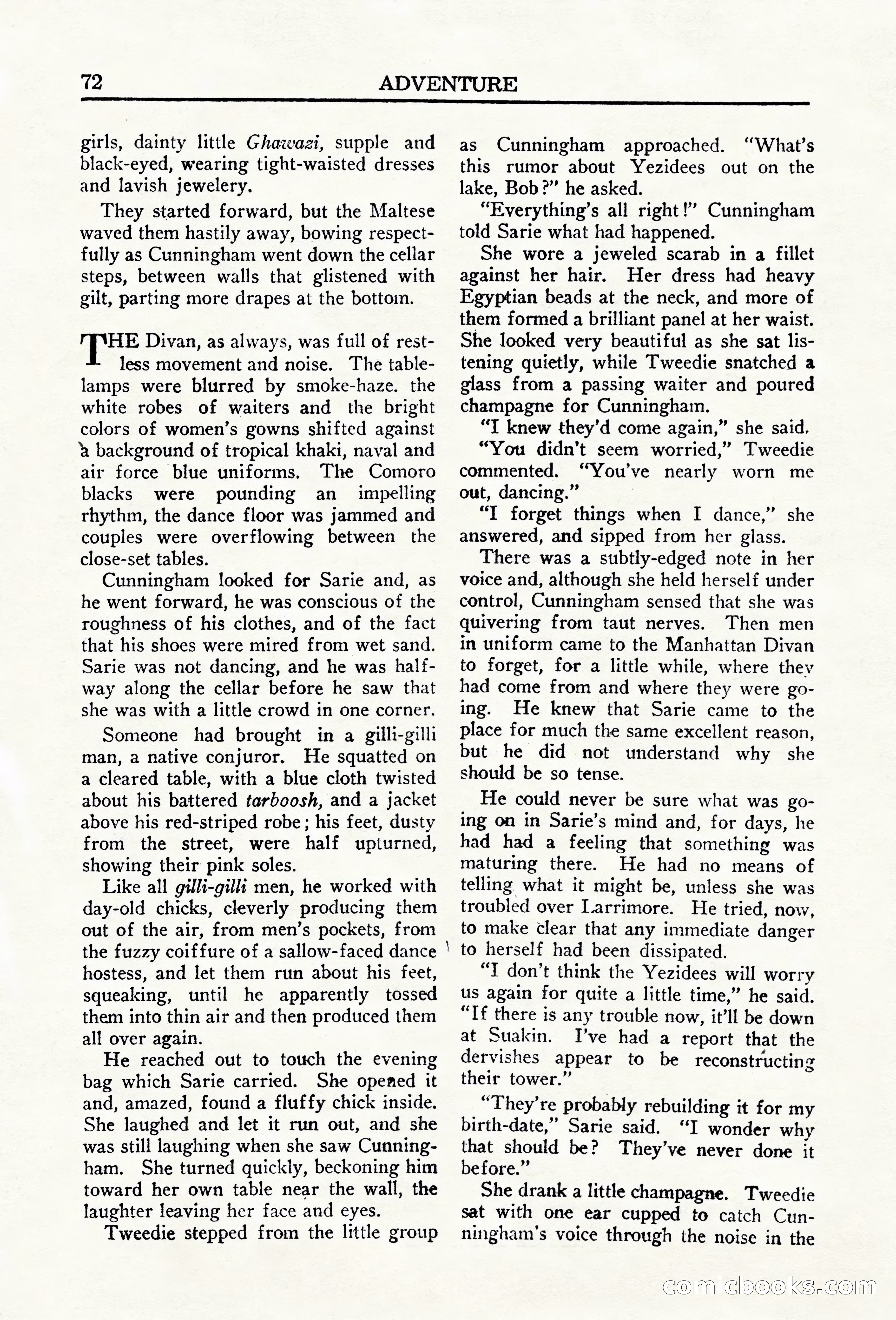 Adventure (Canada), March 1943 — page 74 of 116