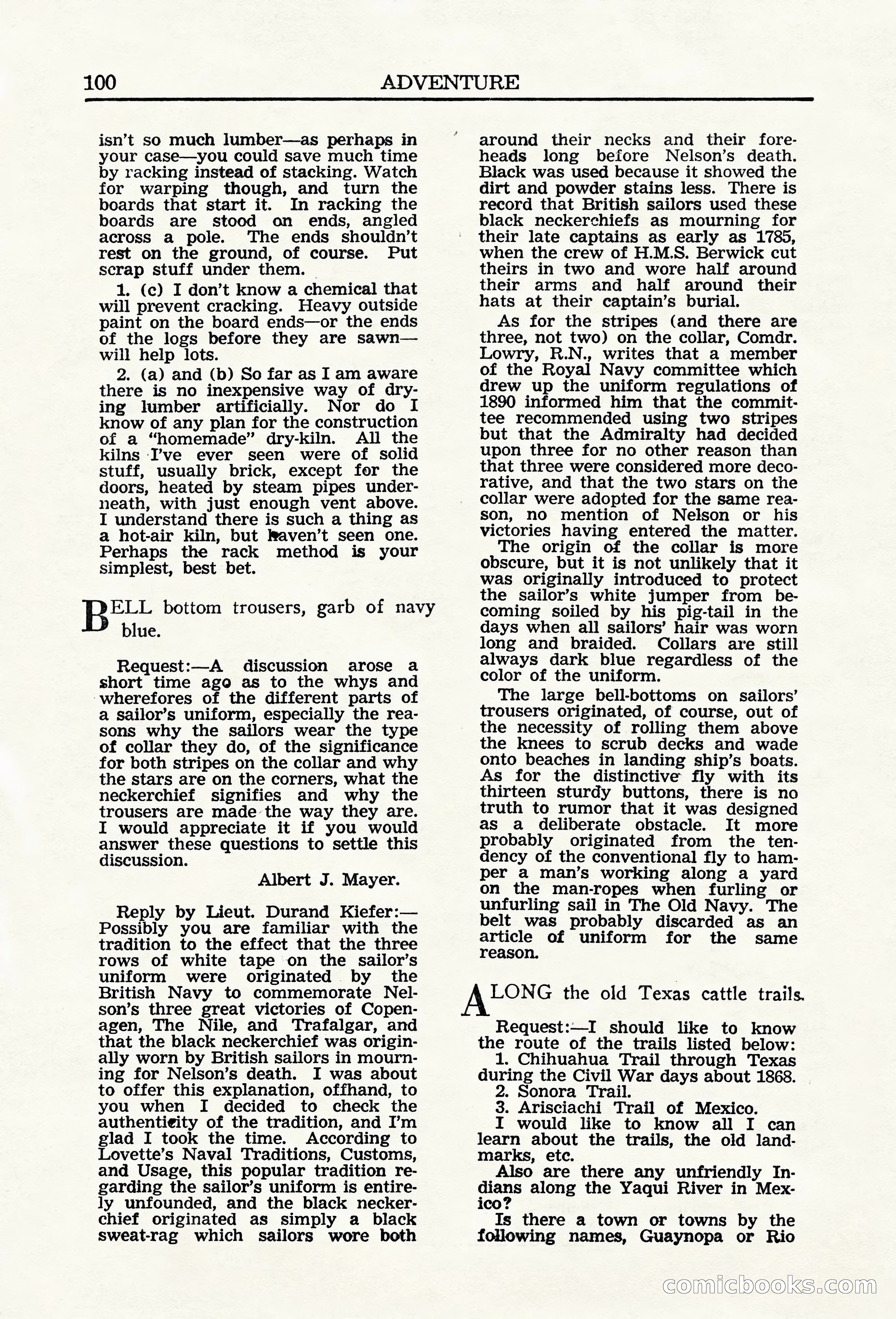 Adventure (Canada), March 1943 — page 102 of 116