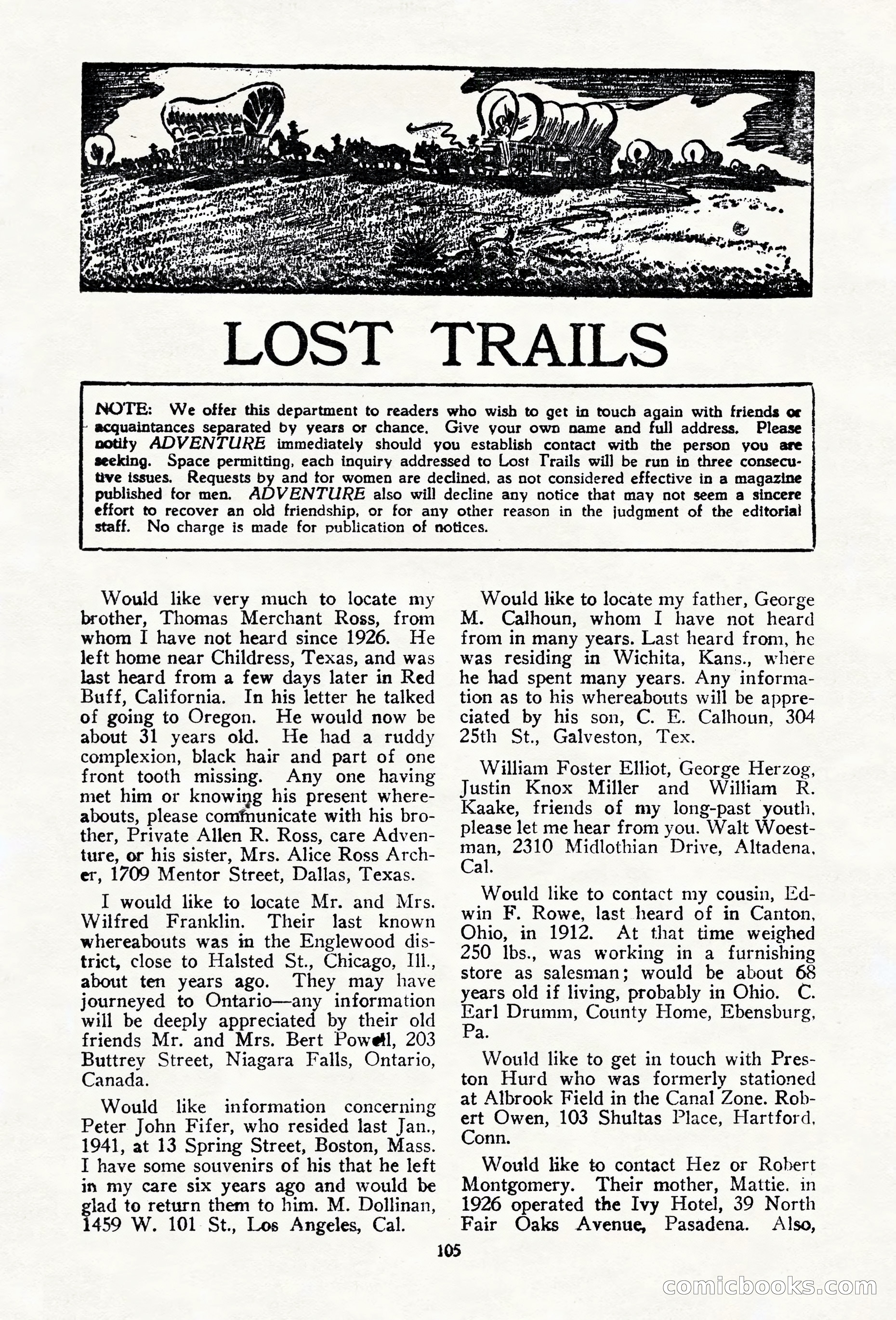 Adventure (Canada), March 1943 — page 107 of 116