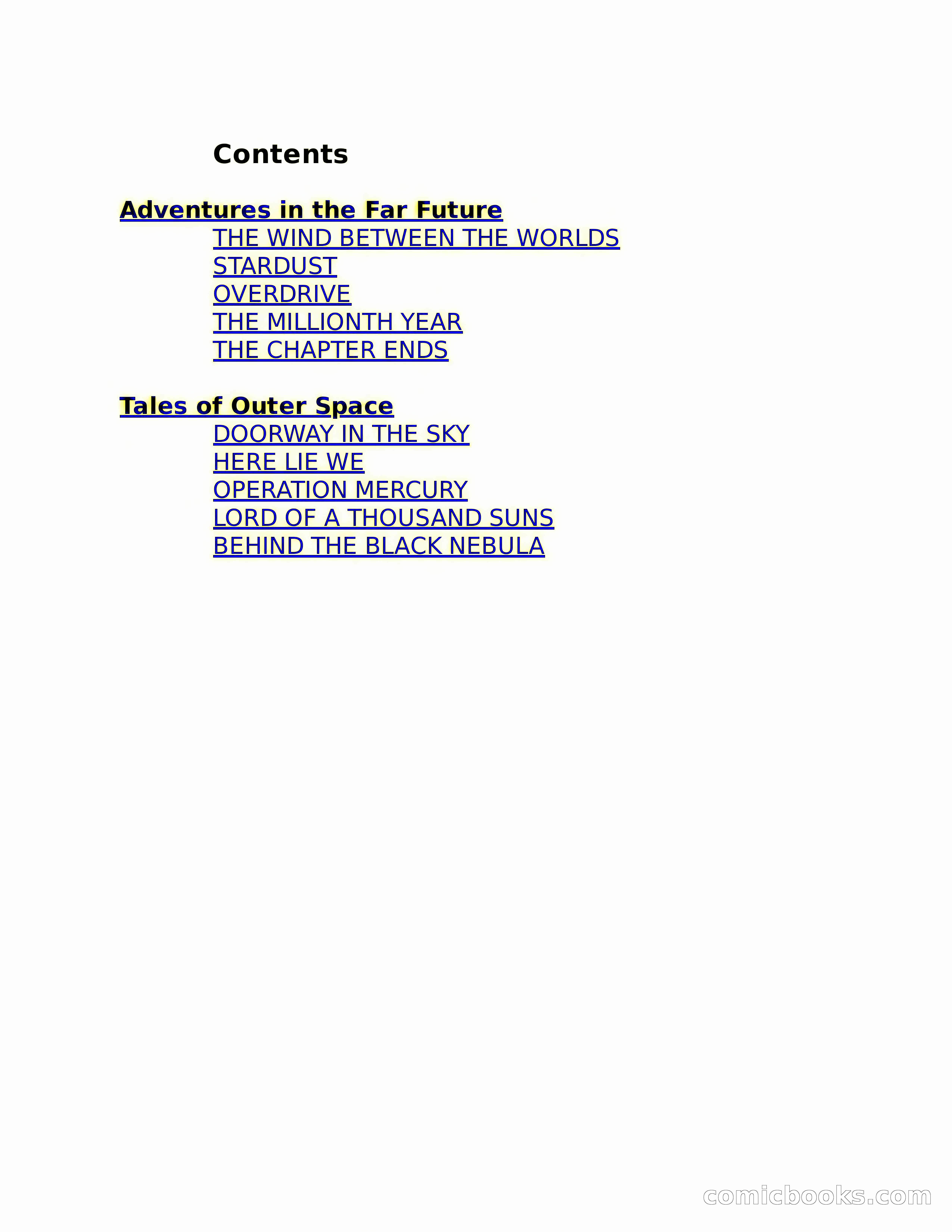 Adventures in the Far Future & Tales of Outer Space — page 3 of 330