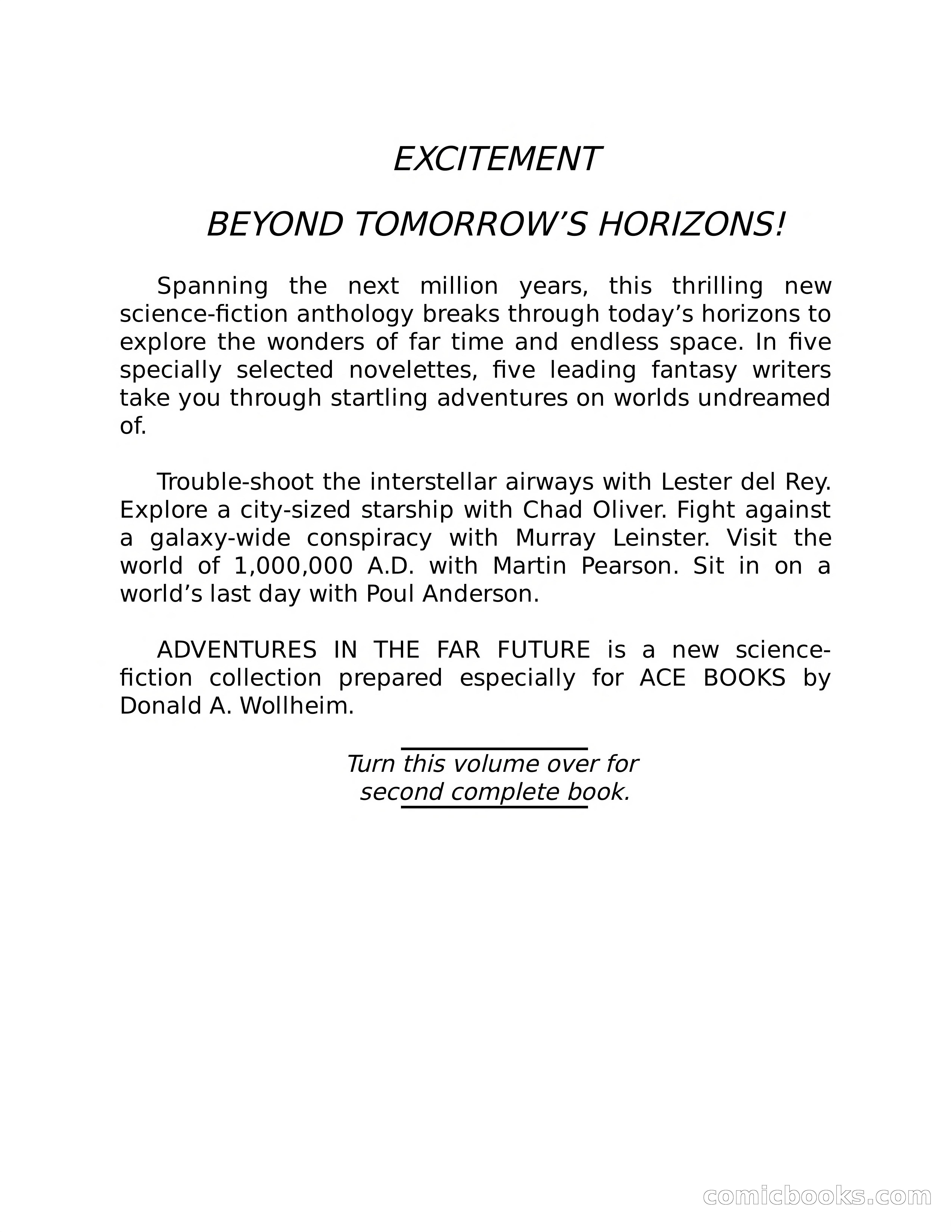 Adventures in the Far Future & Tales of Outer Space — page 178 of 330