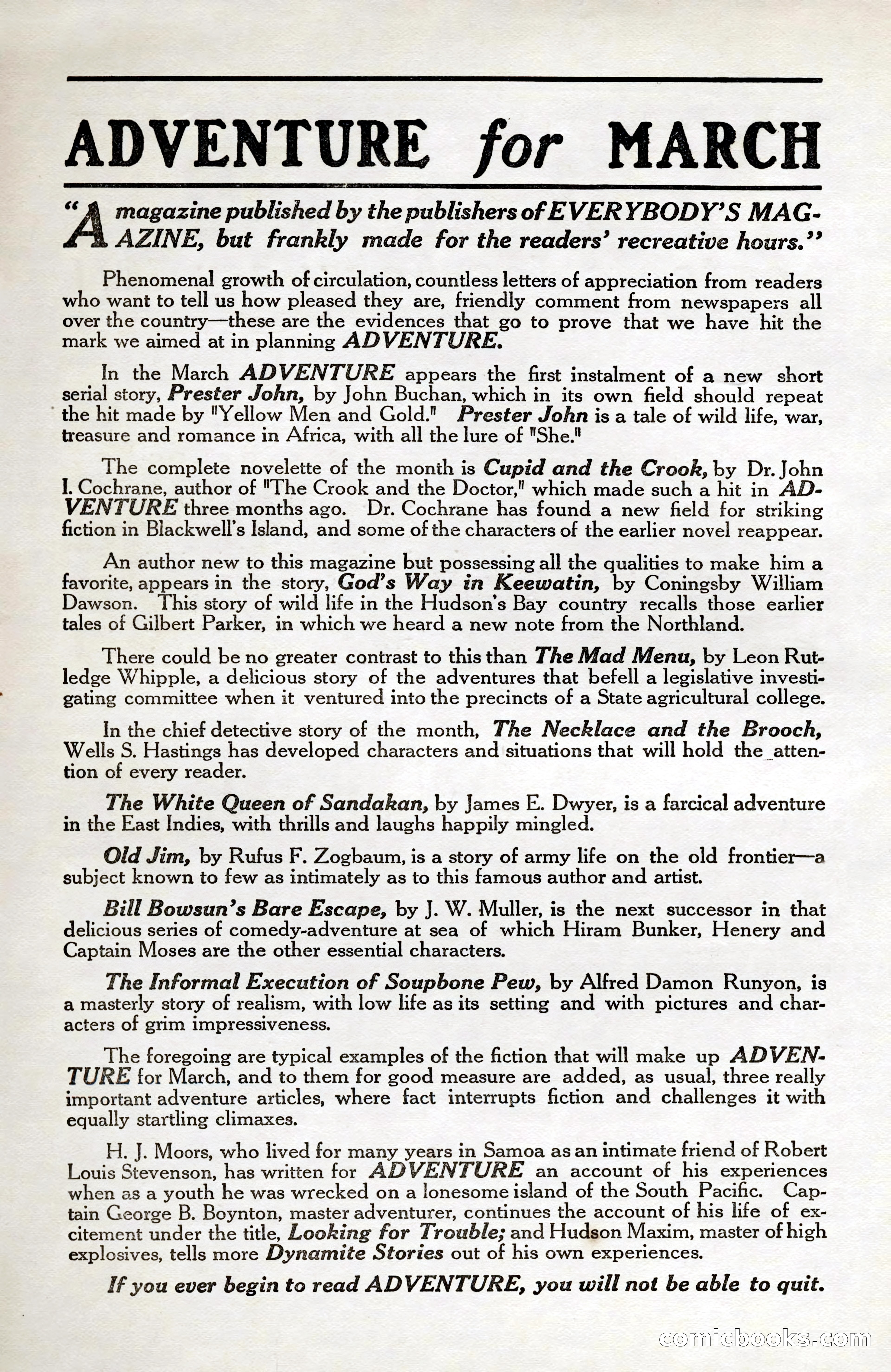 Adventure Magazine Cover — page 4 of 196