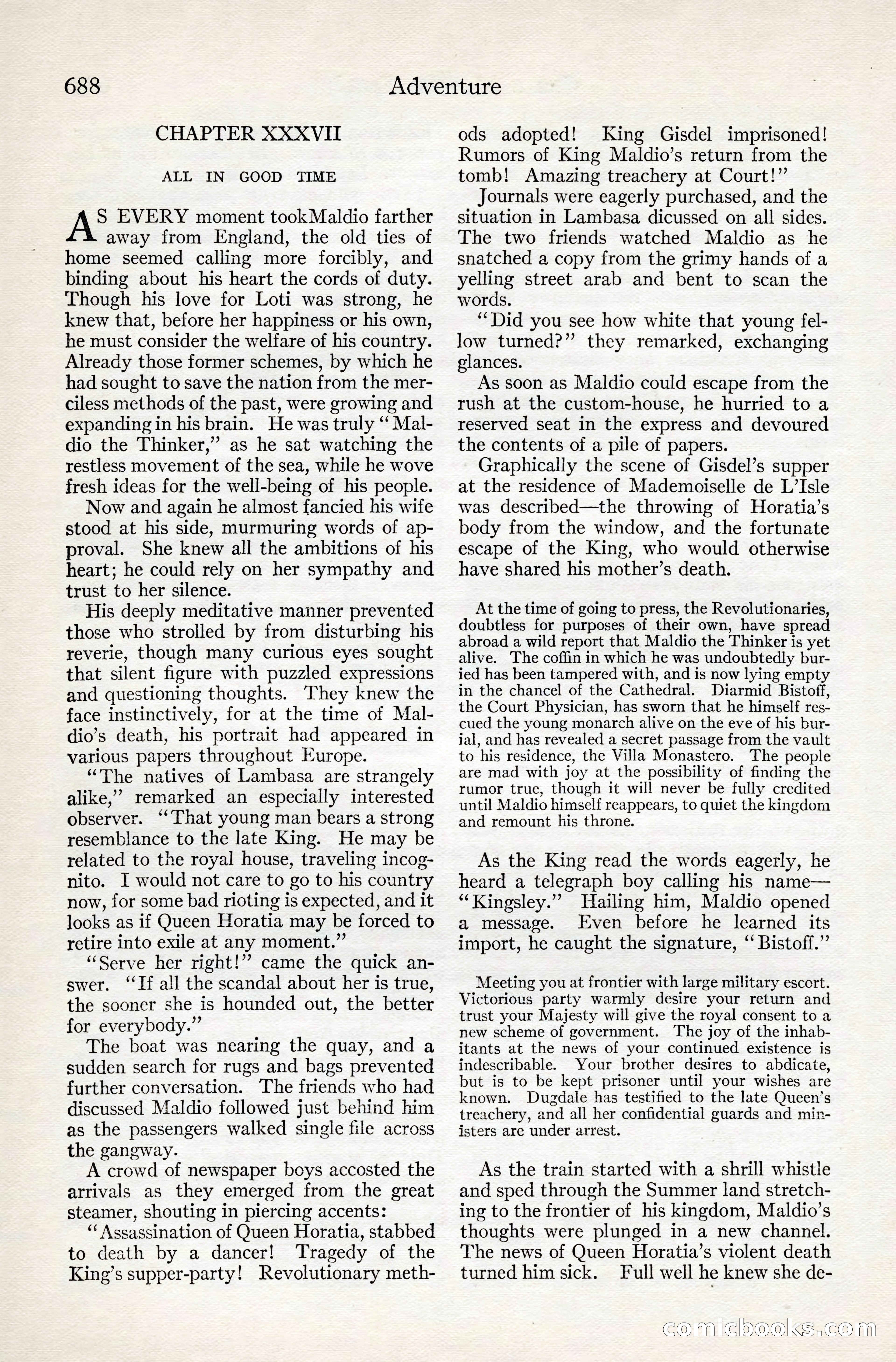 Adventure Magazine Cover — page 124 of 196