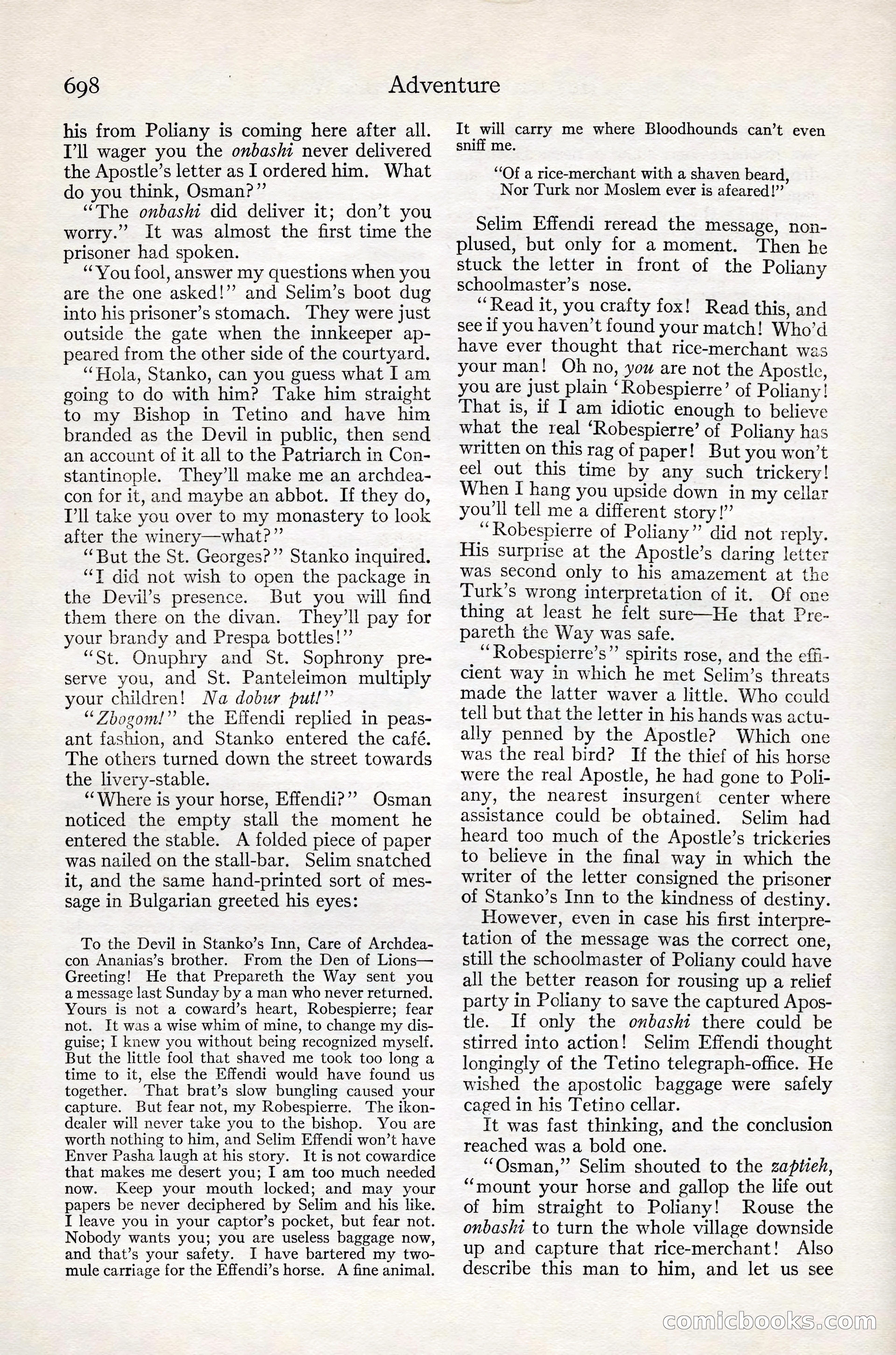 Adventure Magazine Cover — page 134 of 196
