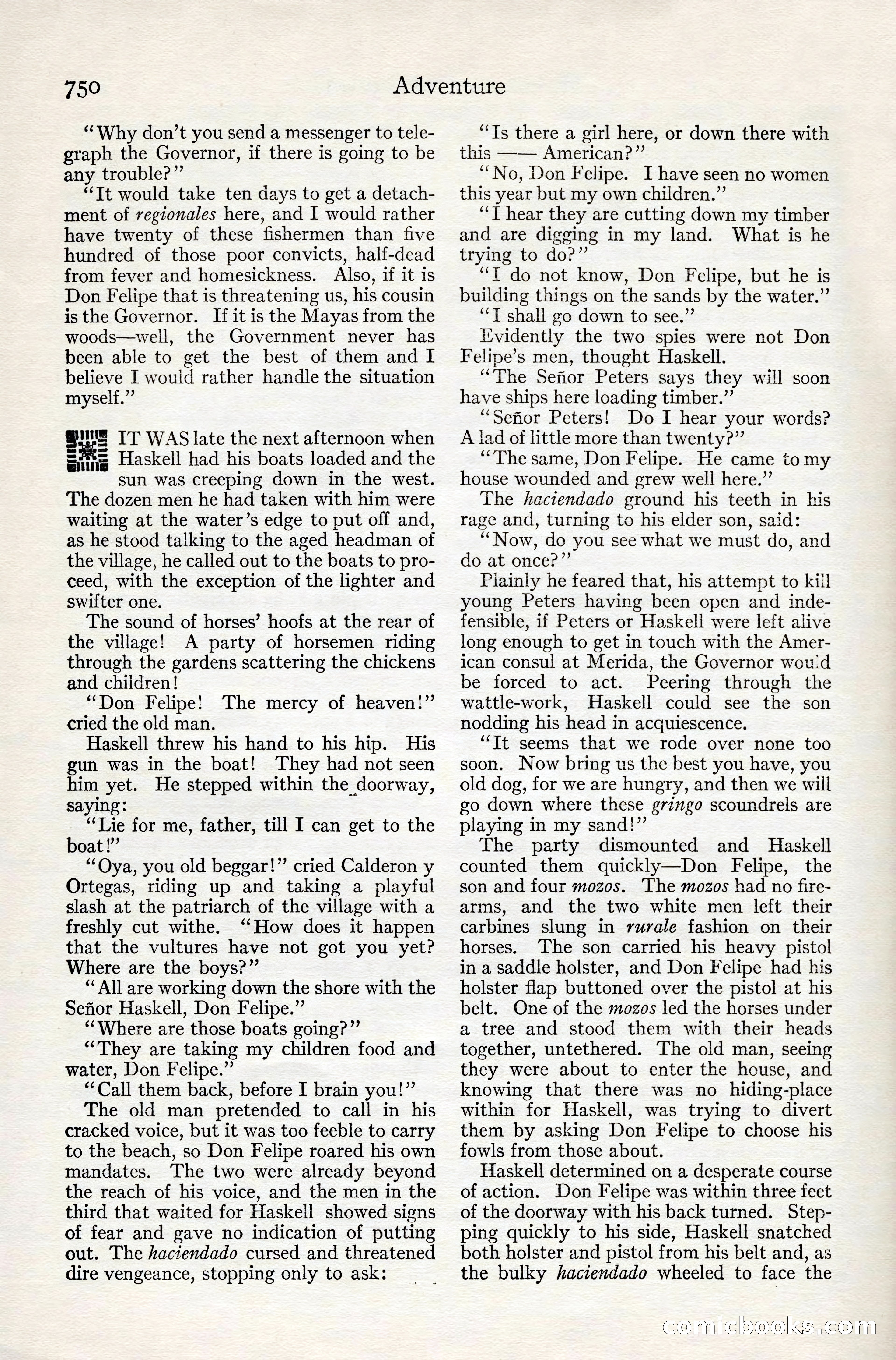 Adventure Magazine Cover — page 186 of 196