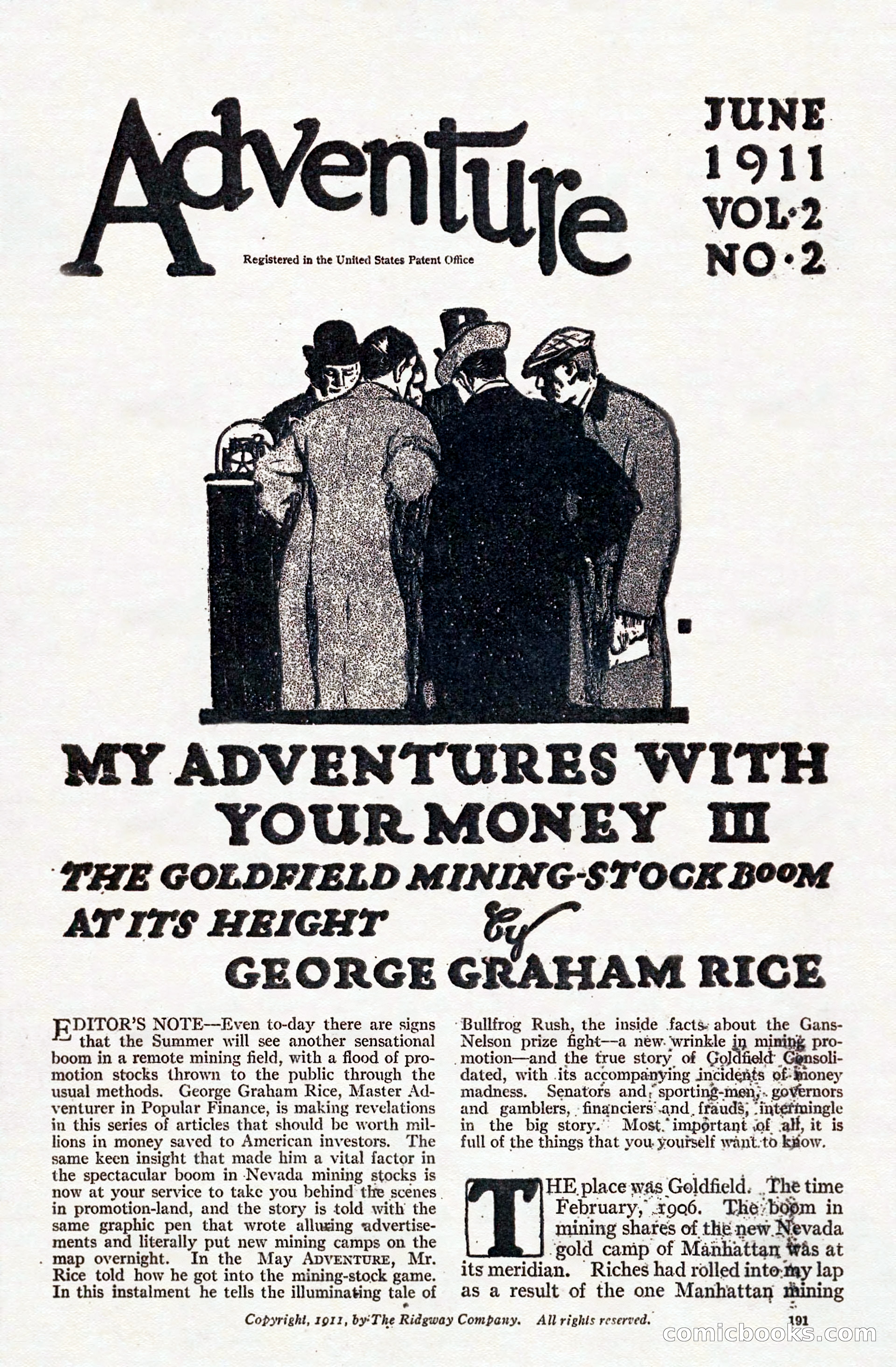 Adventure, June 1911 — page 5 of 196