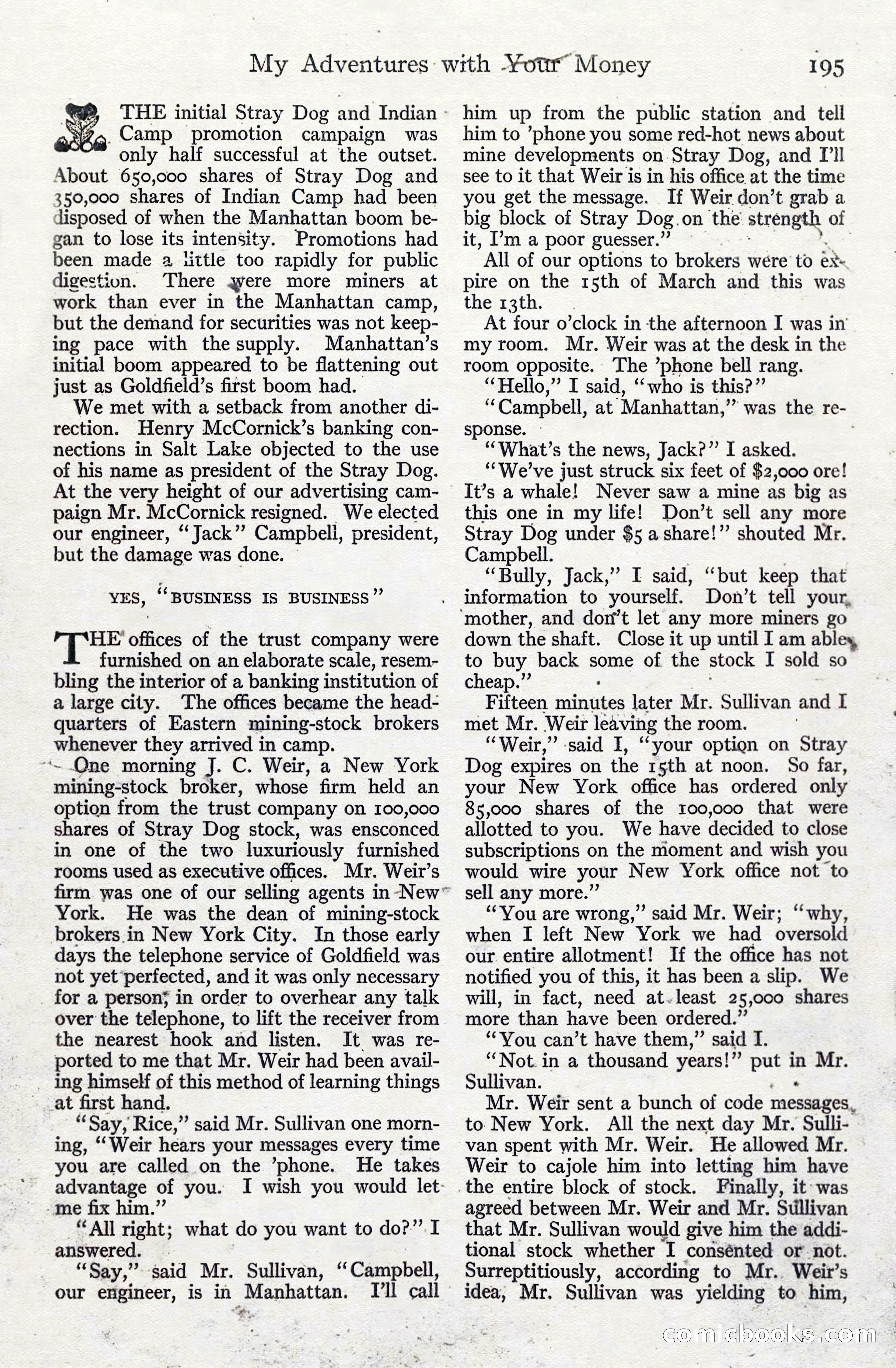 Adventure, June 1911 — page 9 of 196
