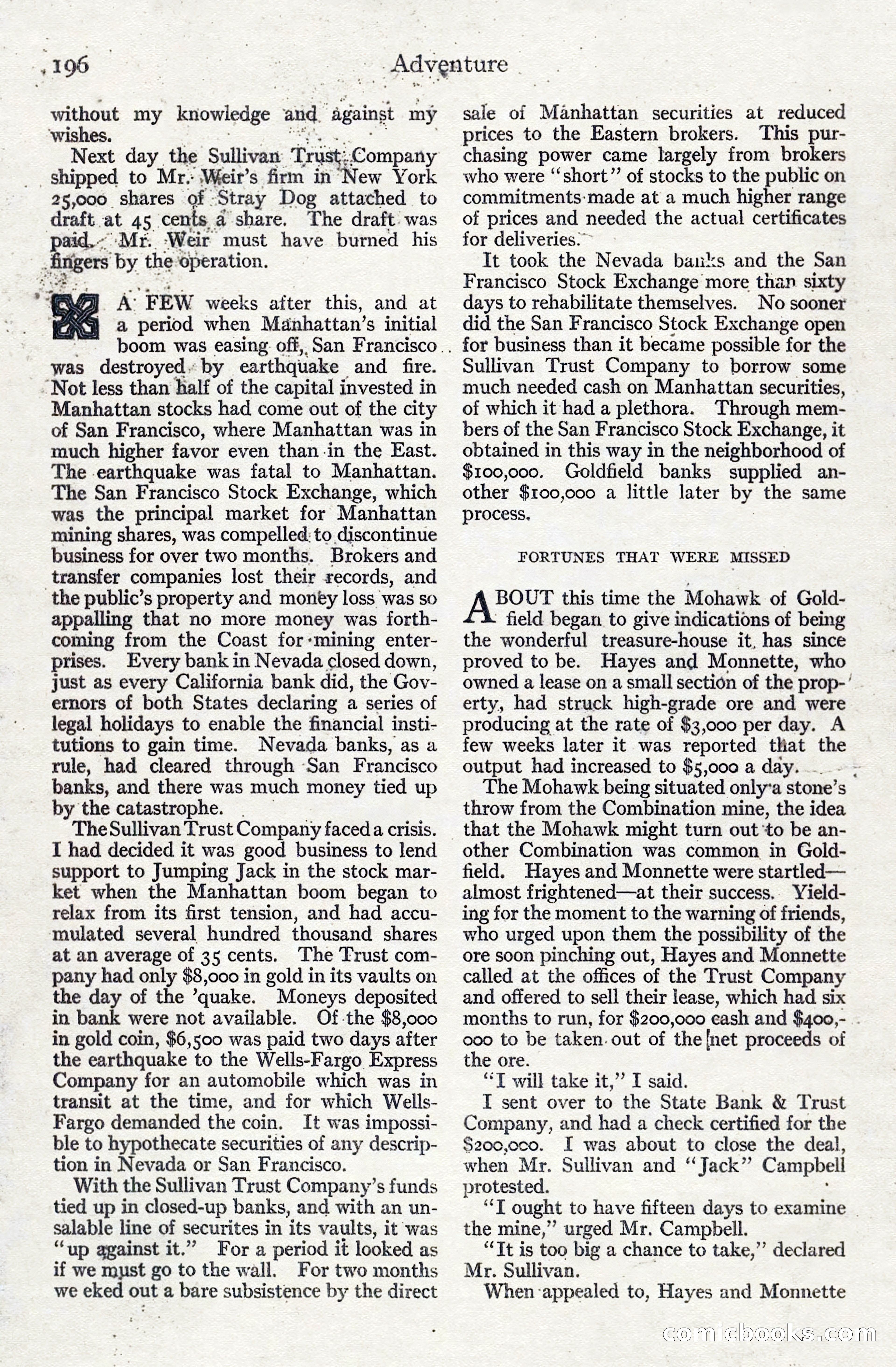 Adventure, June 1911 — page 10 of 196