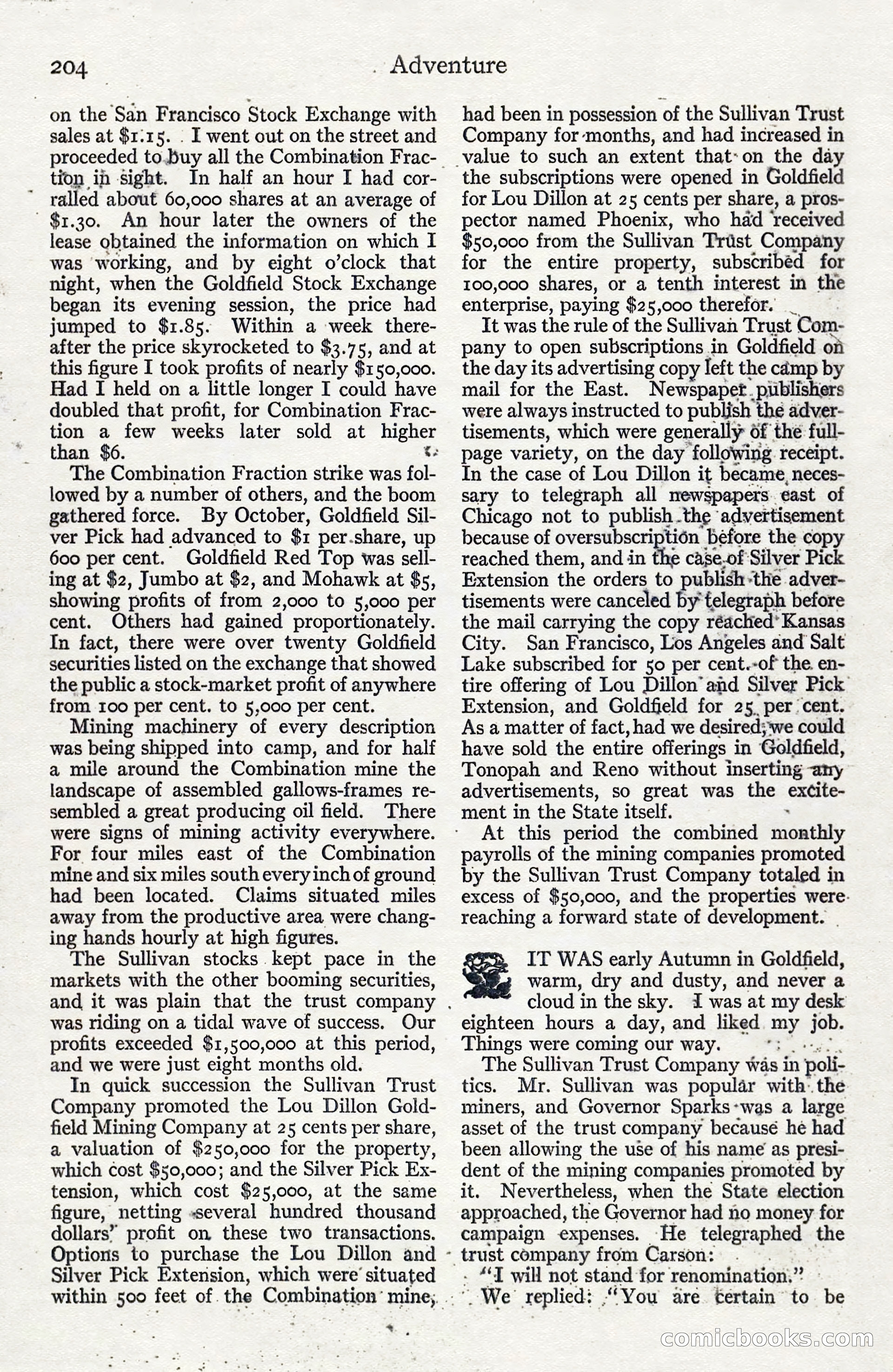 Adventure, June 1911 — page 18 of 196