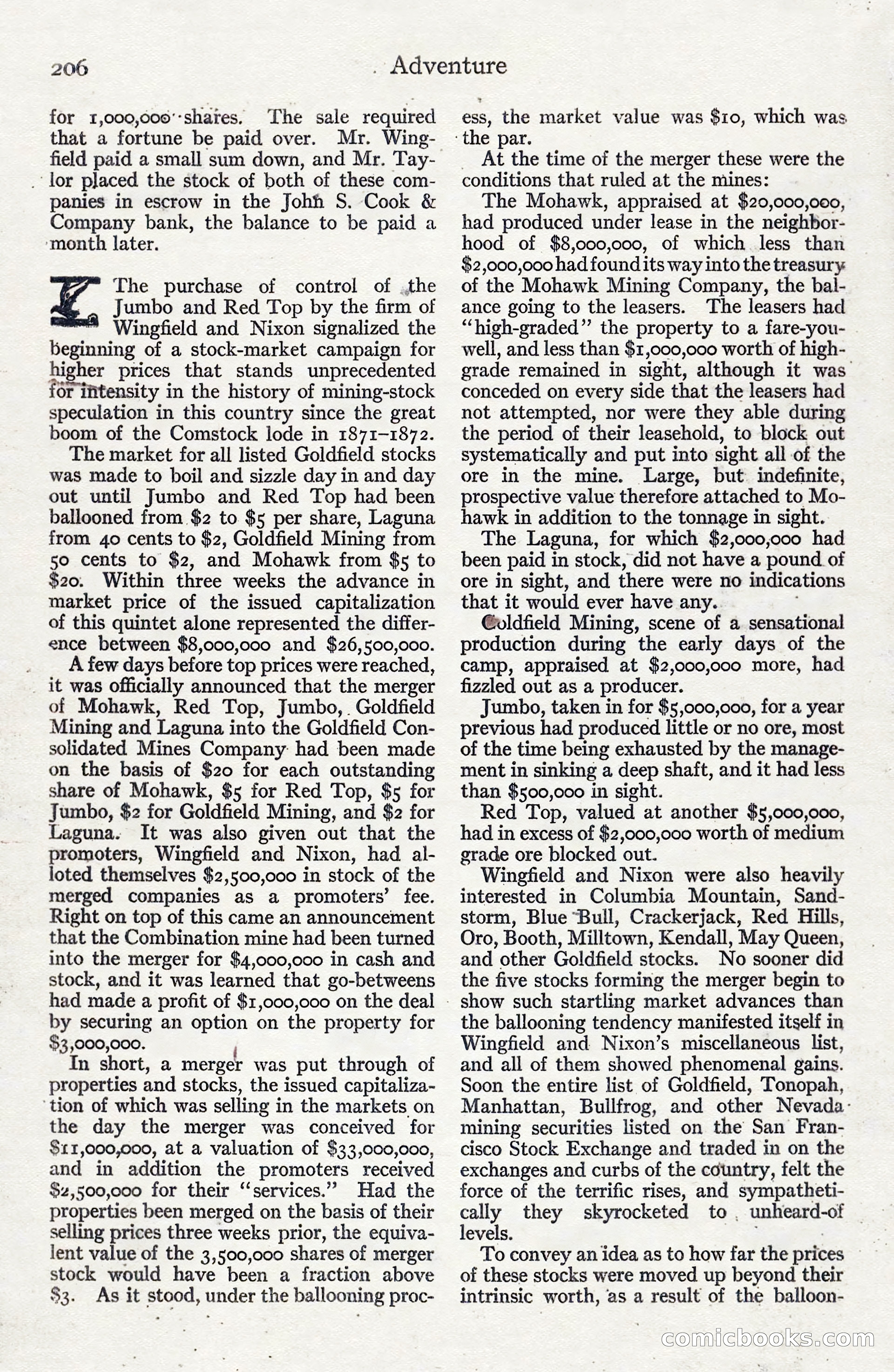 Adventure, June 1911 — page 20 of 196