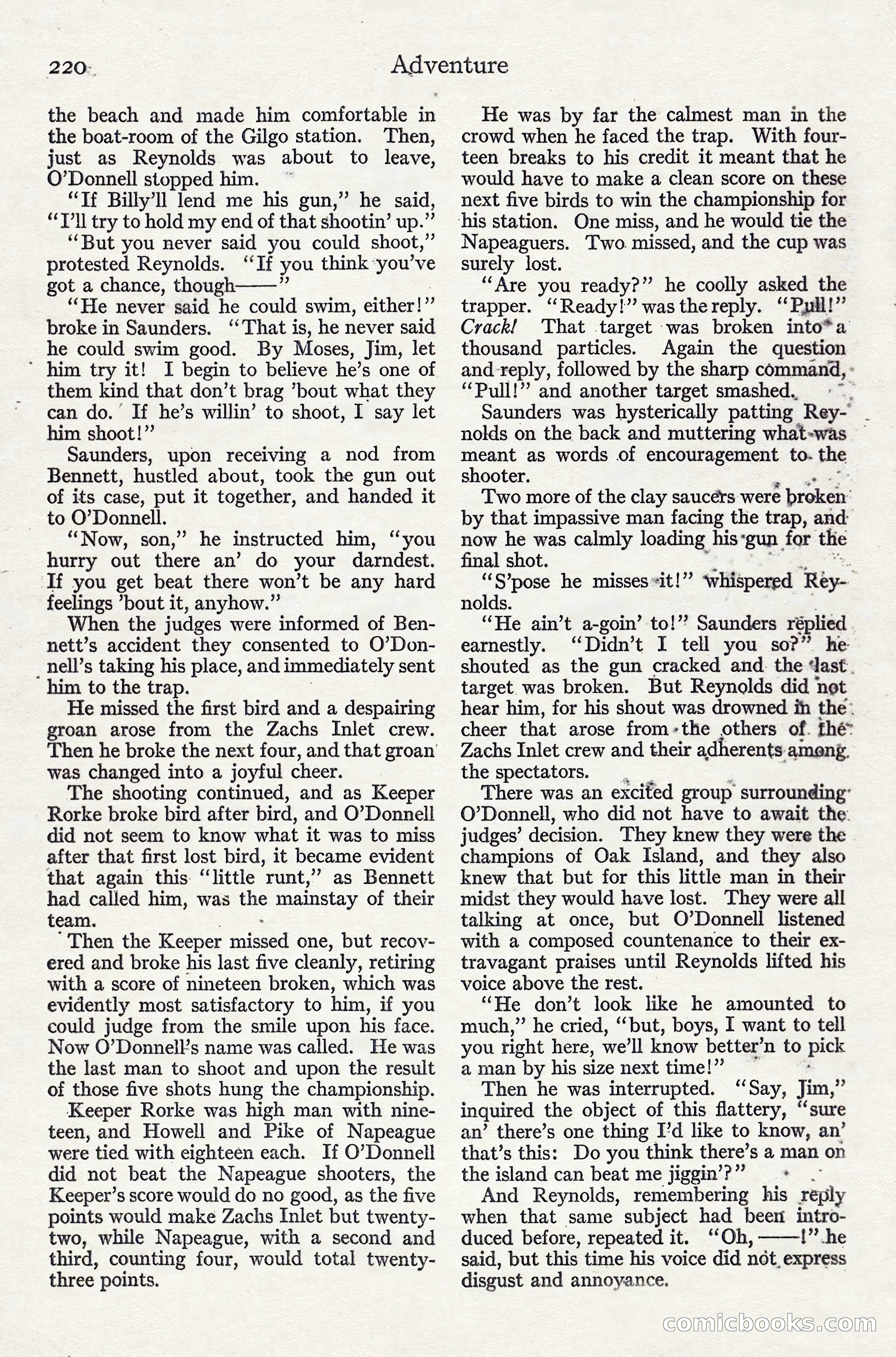 Adventure, June 1911 — page 34 of 196
