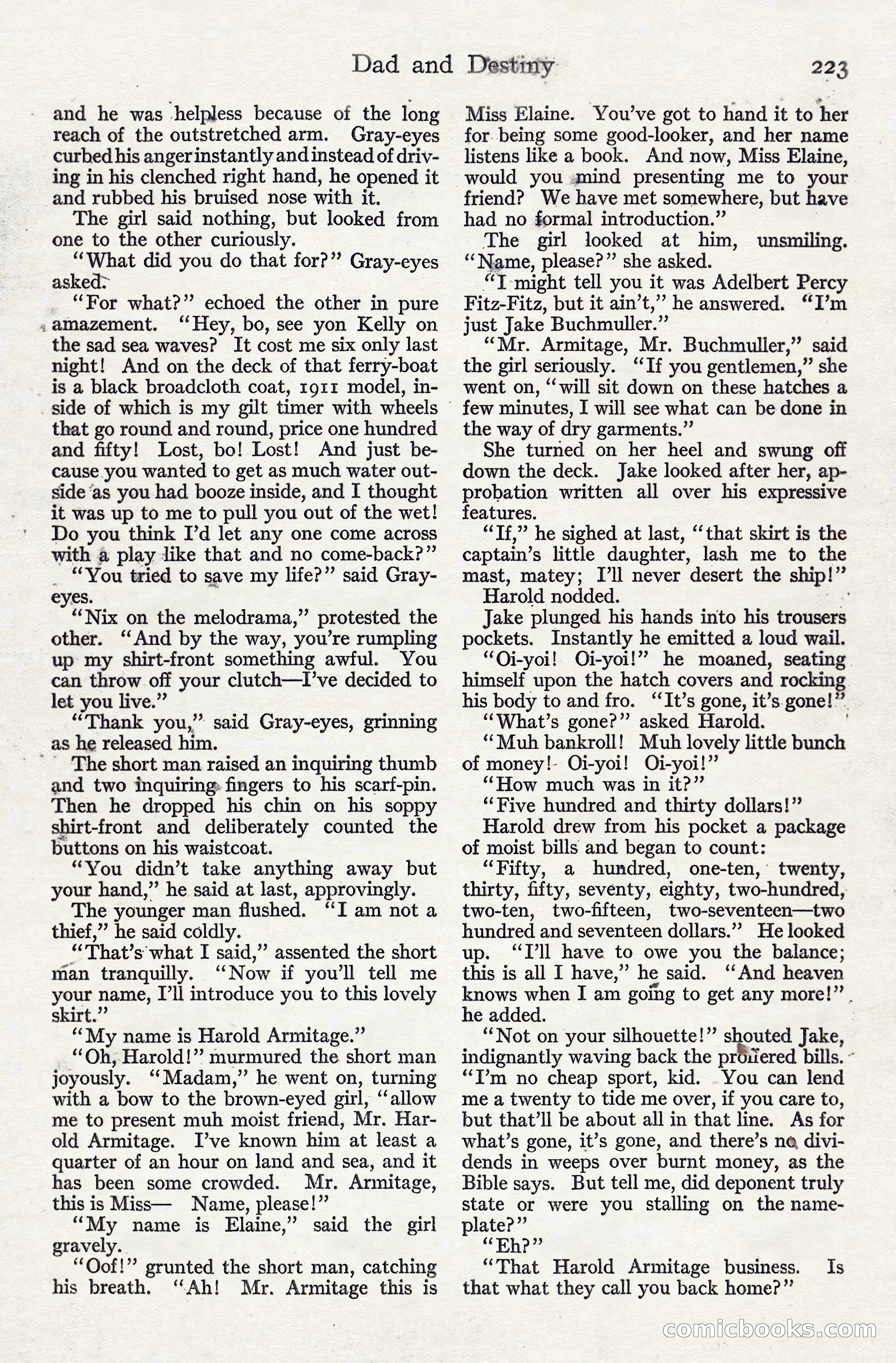 Adventure, June 1911 — page 37 of 196
