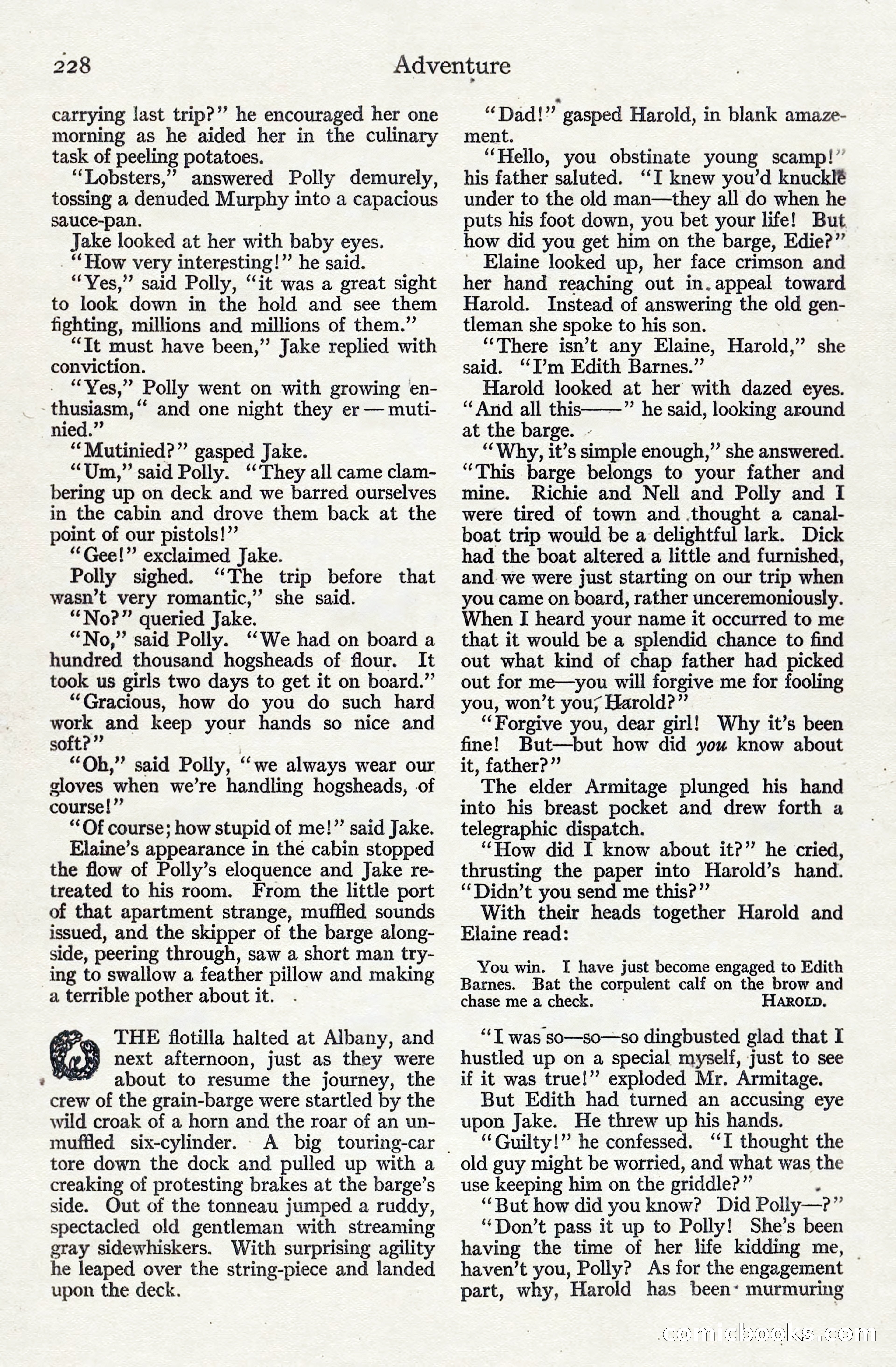 Adventure, June 1911 — page 42 of 196