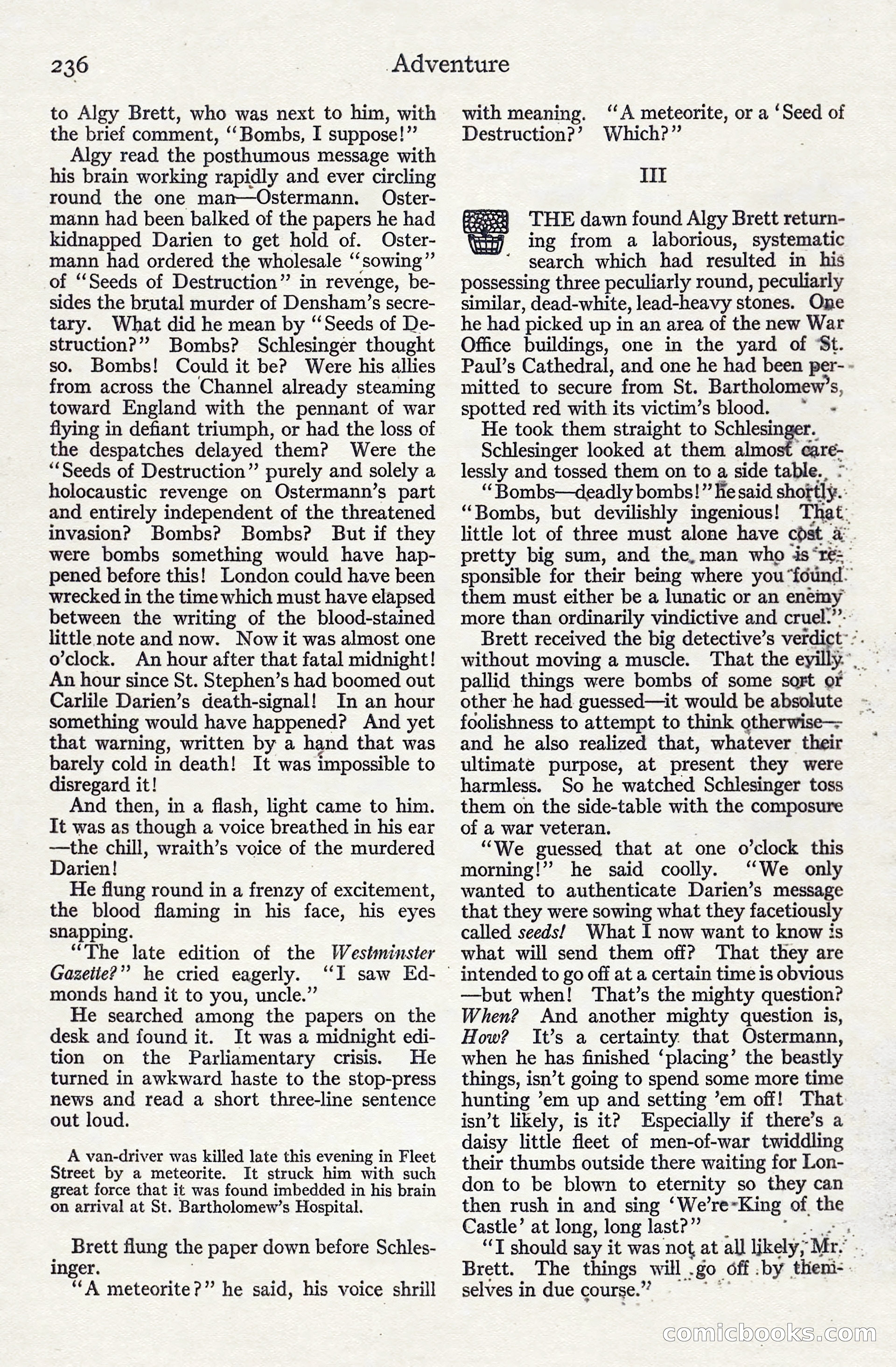 Adventure, June 1911 — page 50 of 196