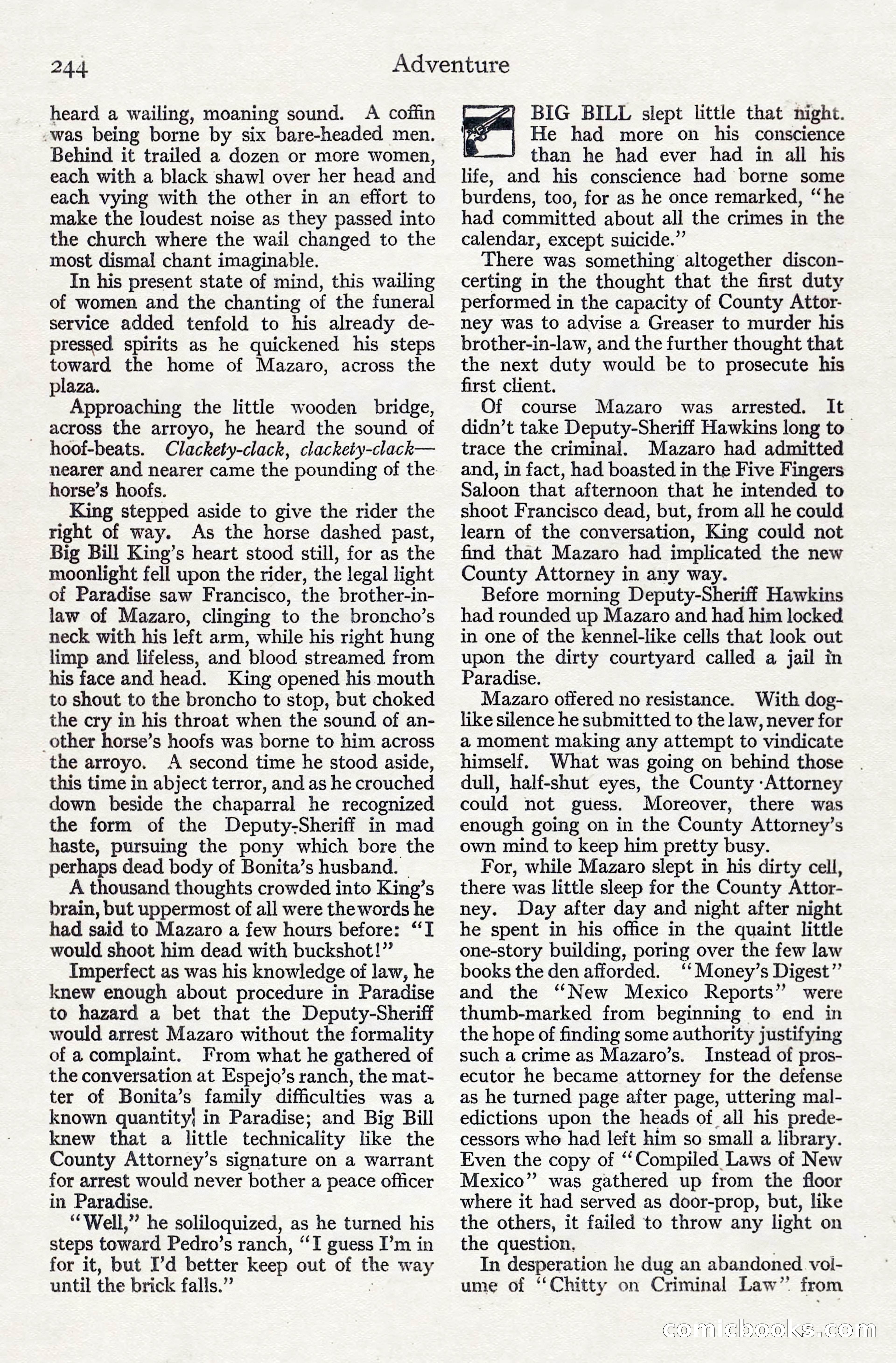 Adventure, June 1911 — page 58 of 196