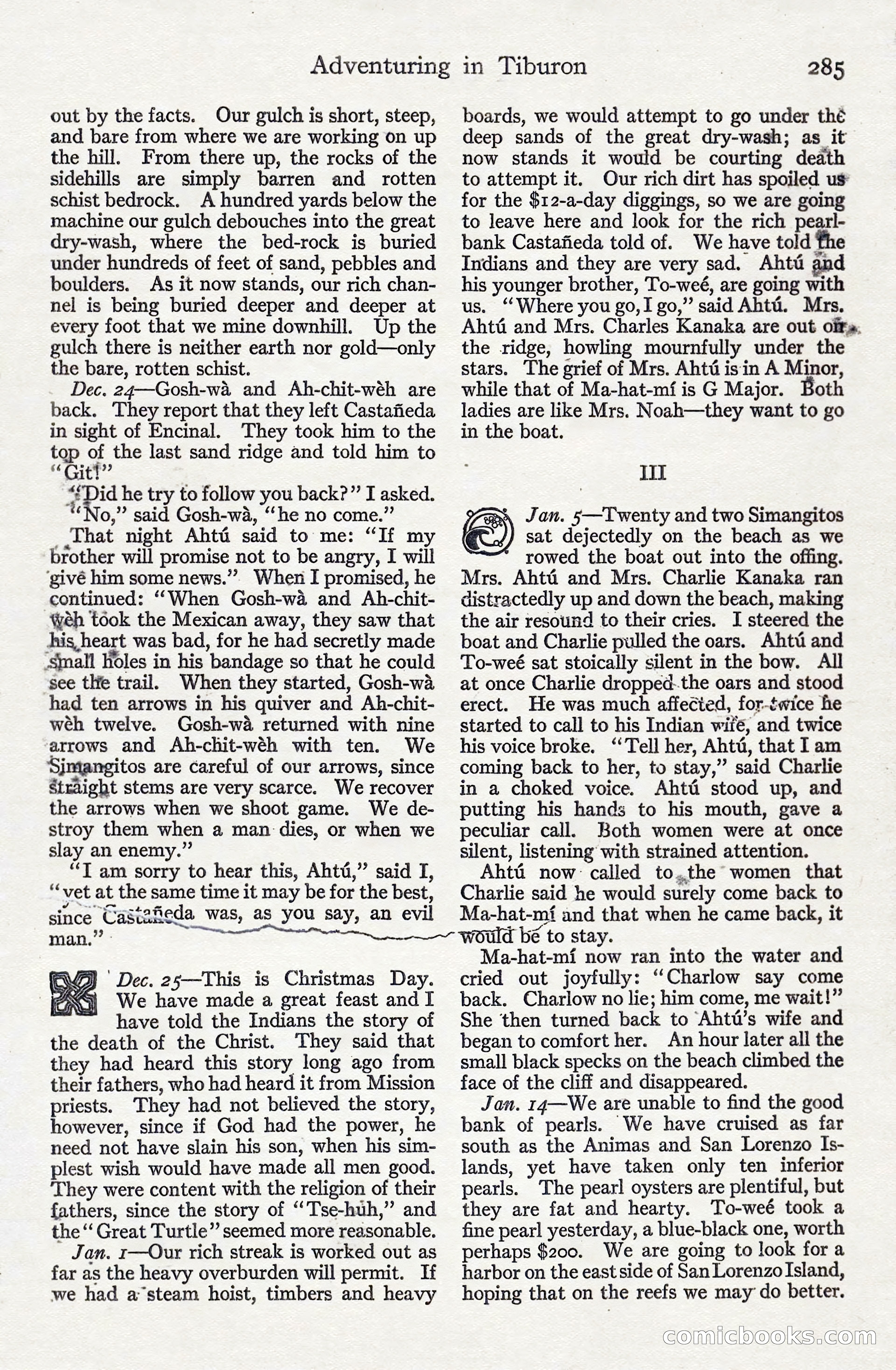 Adventure, June 1911 — page 99 of 196