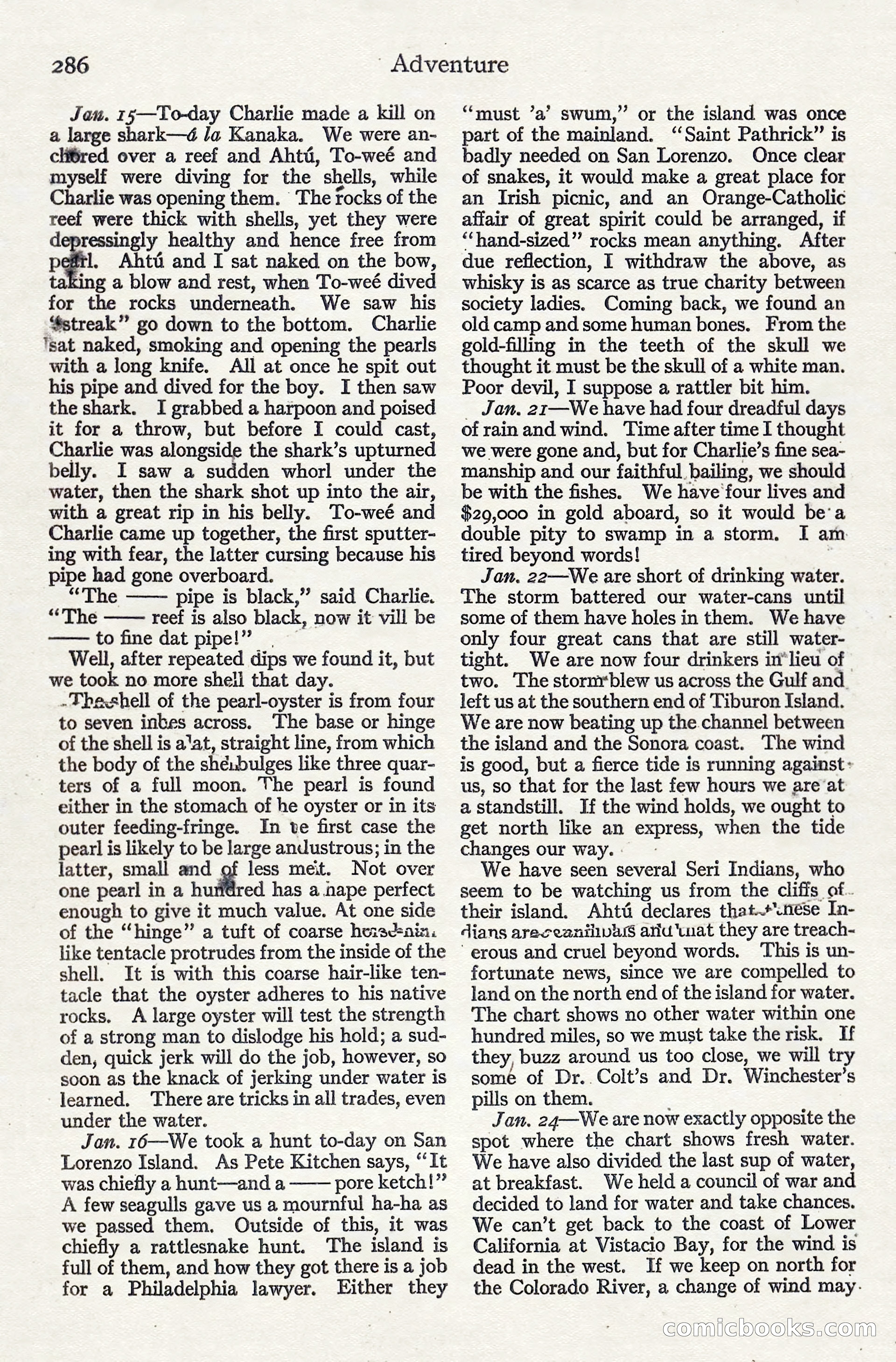 Adventure, June 1911 — page 100 of 196
