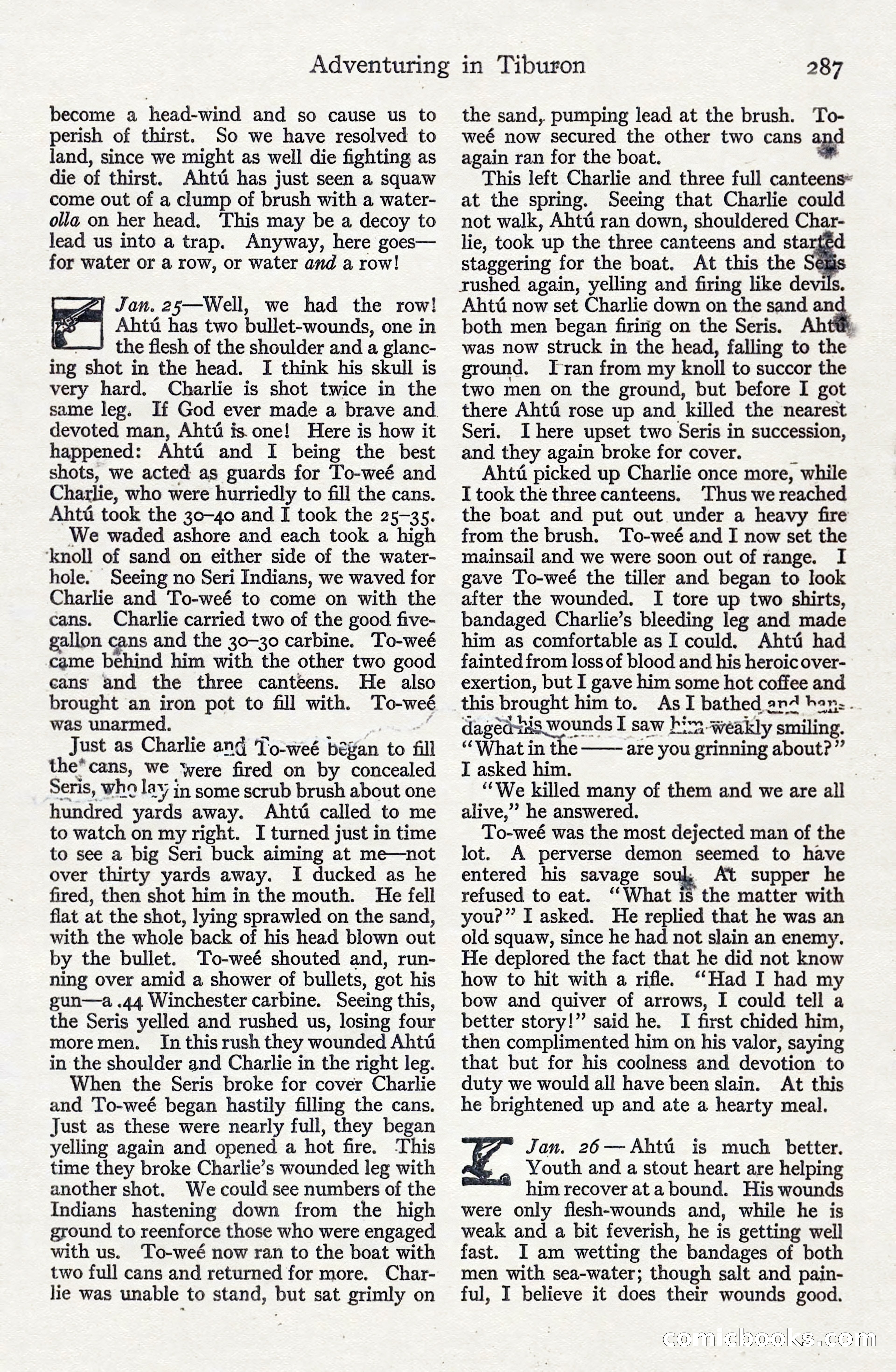 Adventure, June 1911 — page 101 of 196
