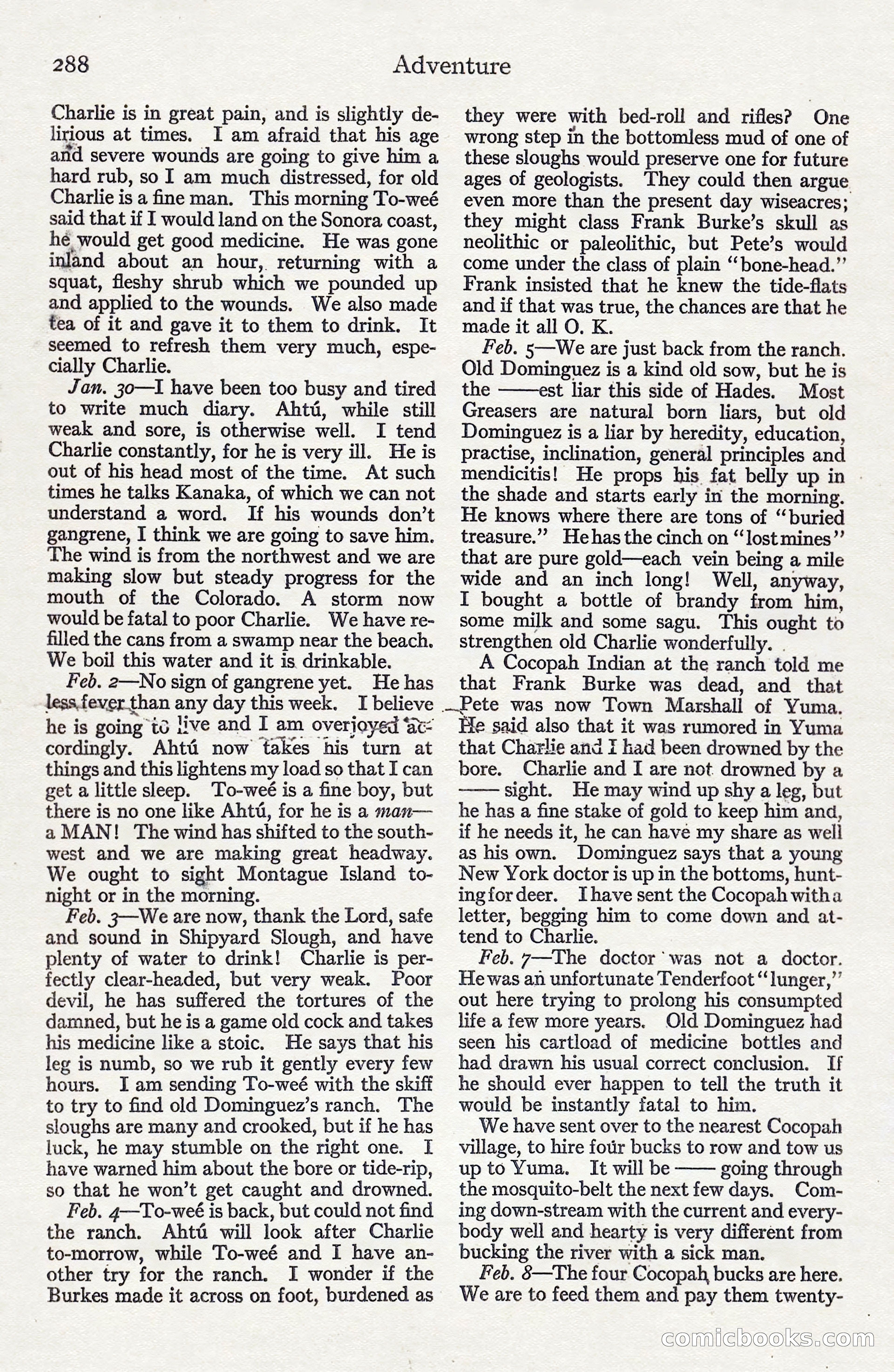 Adventure, June 1911 — page 102 of 196