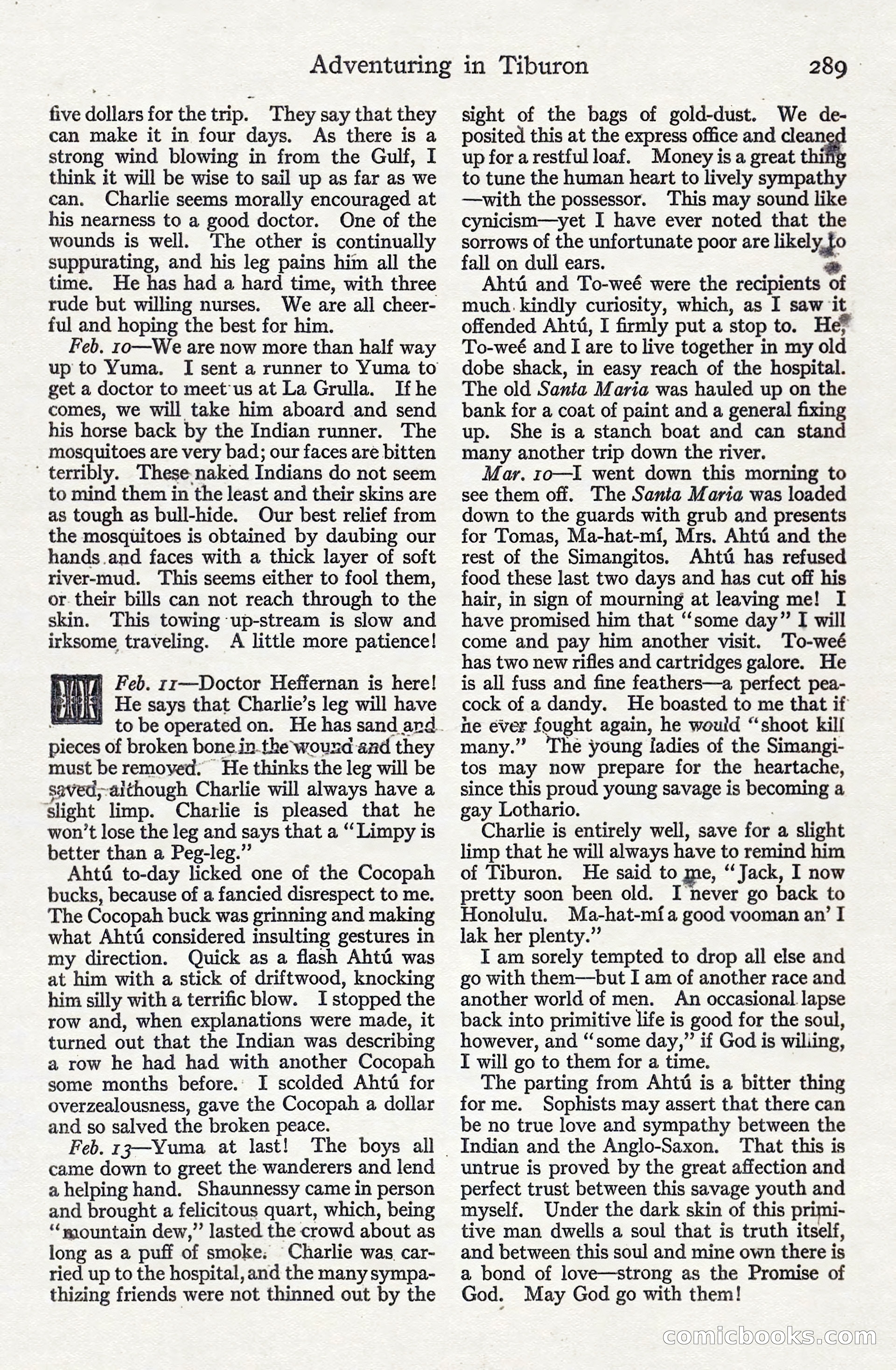 Adventure, June 1911 — page 103 of 196