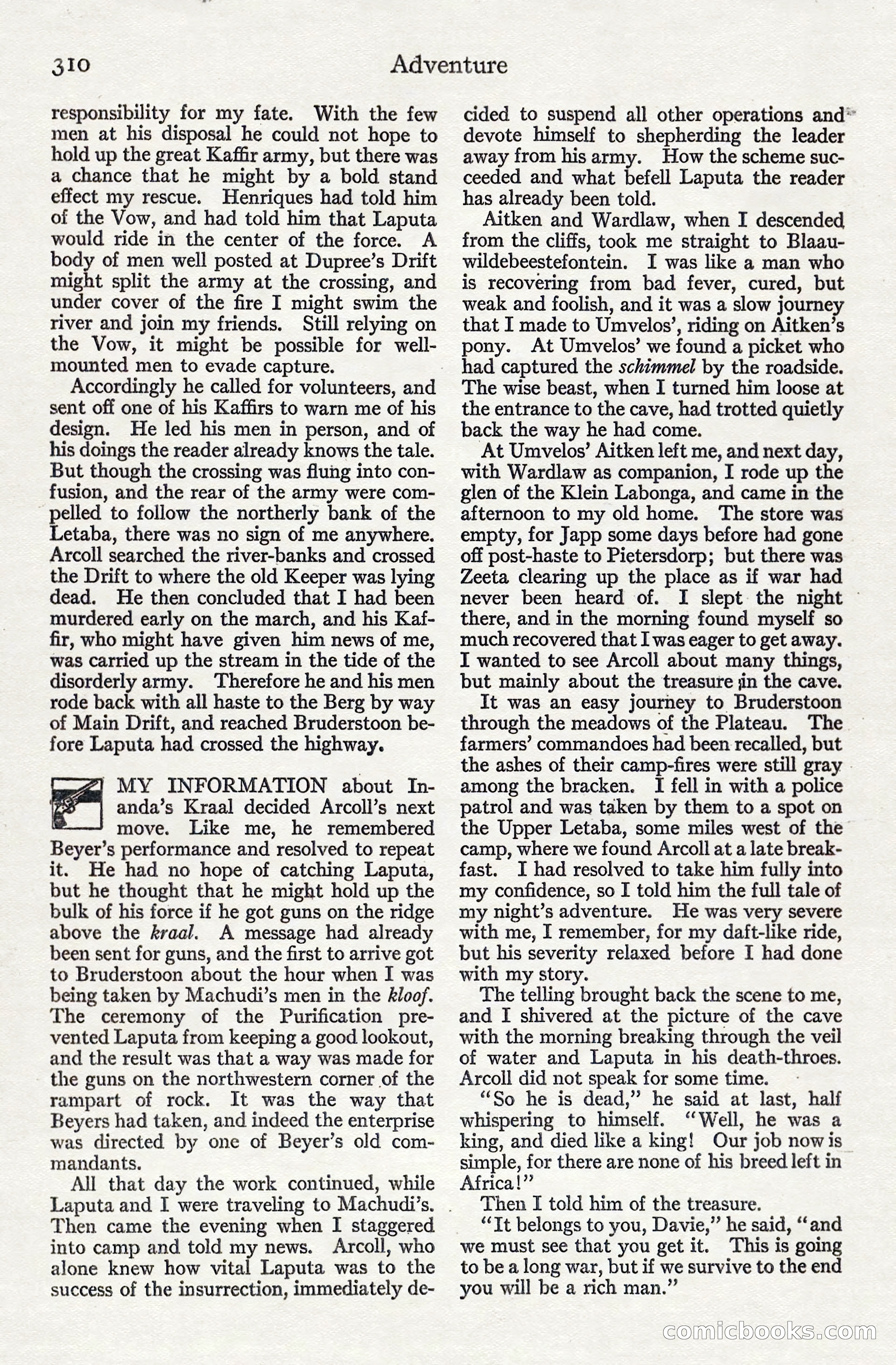 Adventure, June 1911 — page 124 of 196