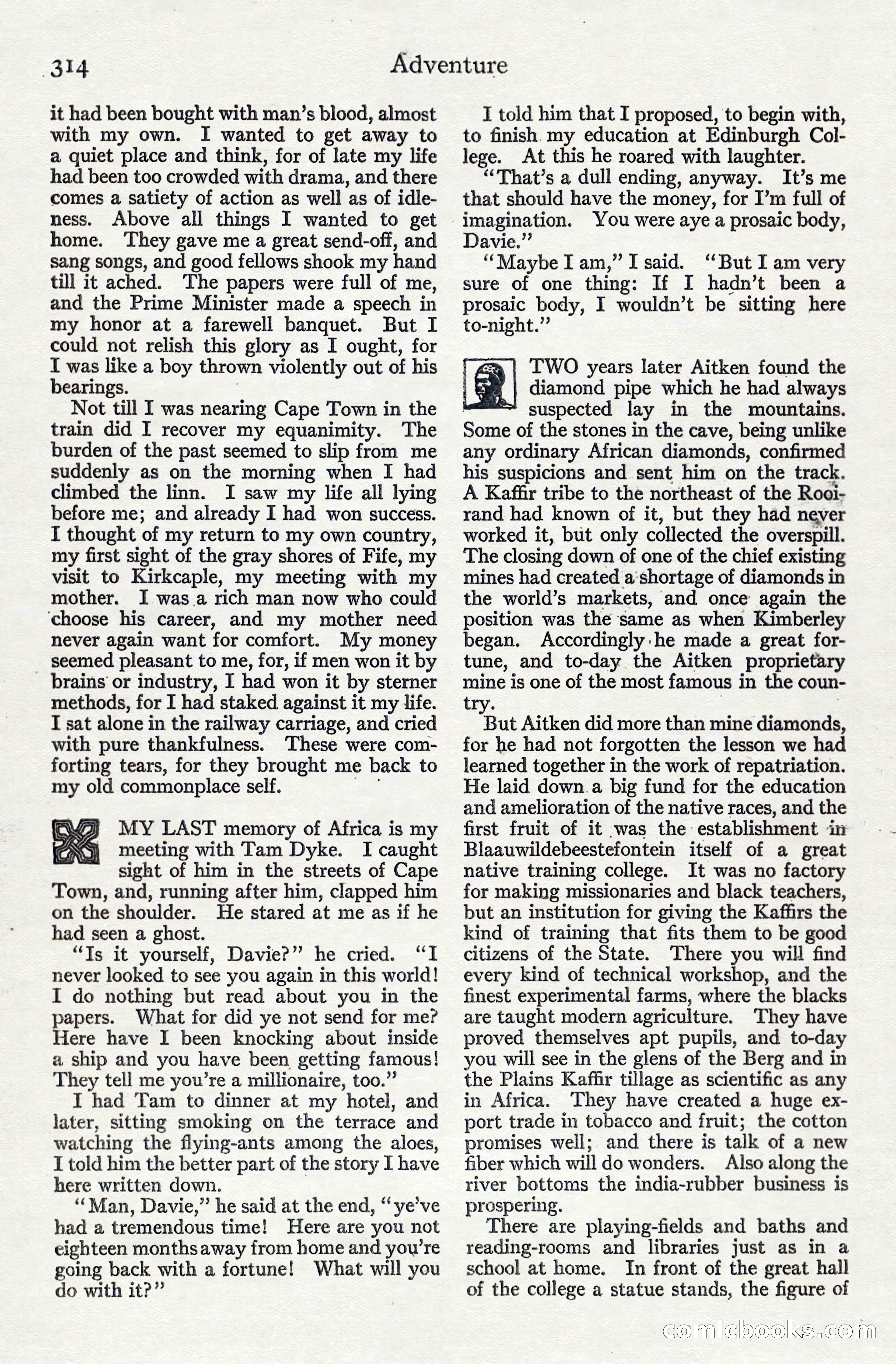 Adventure, June 1911 — page 128 of 196