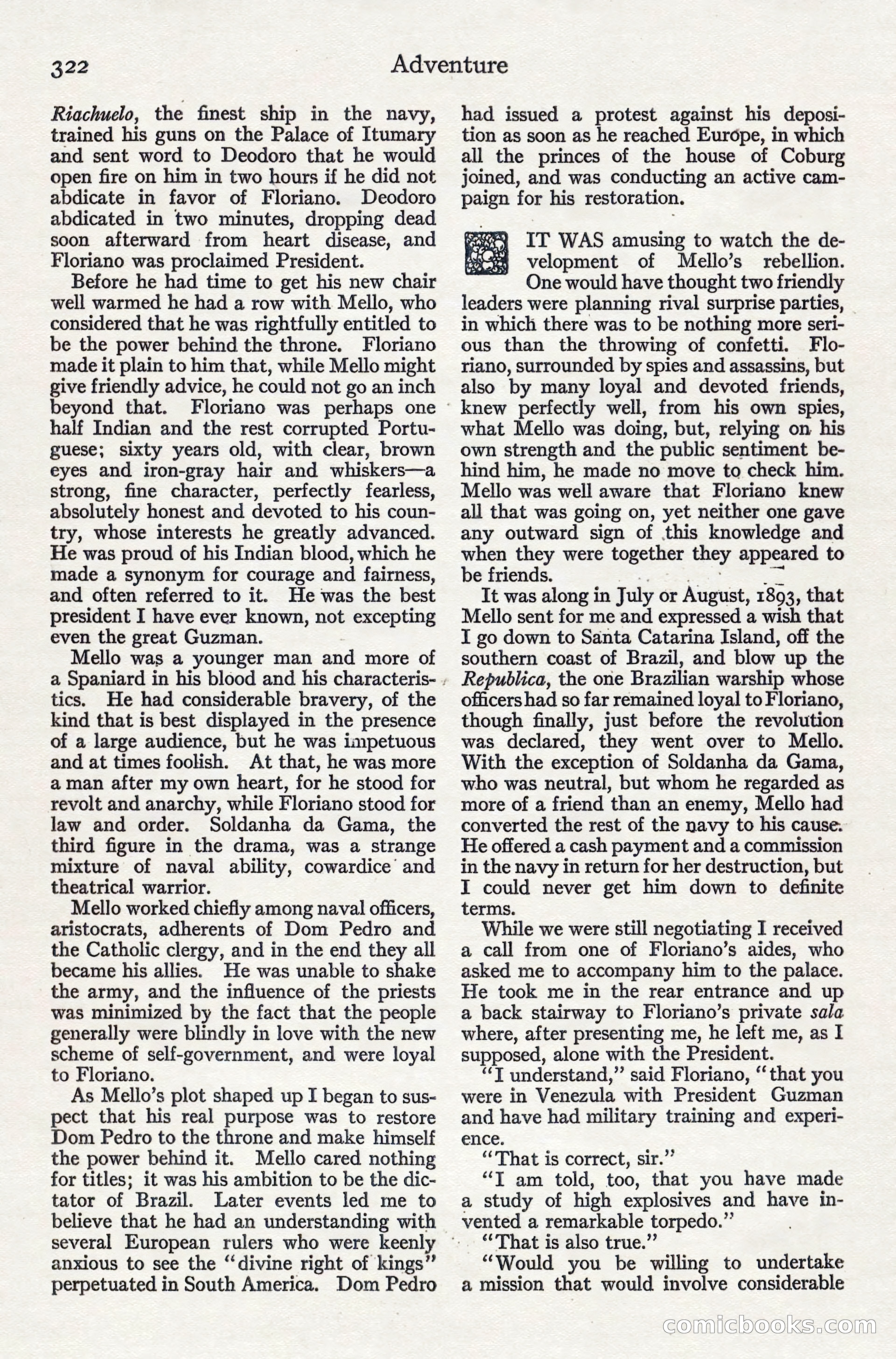 Adventure, June 1911 — page 136 of 196