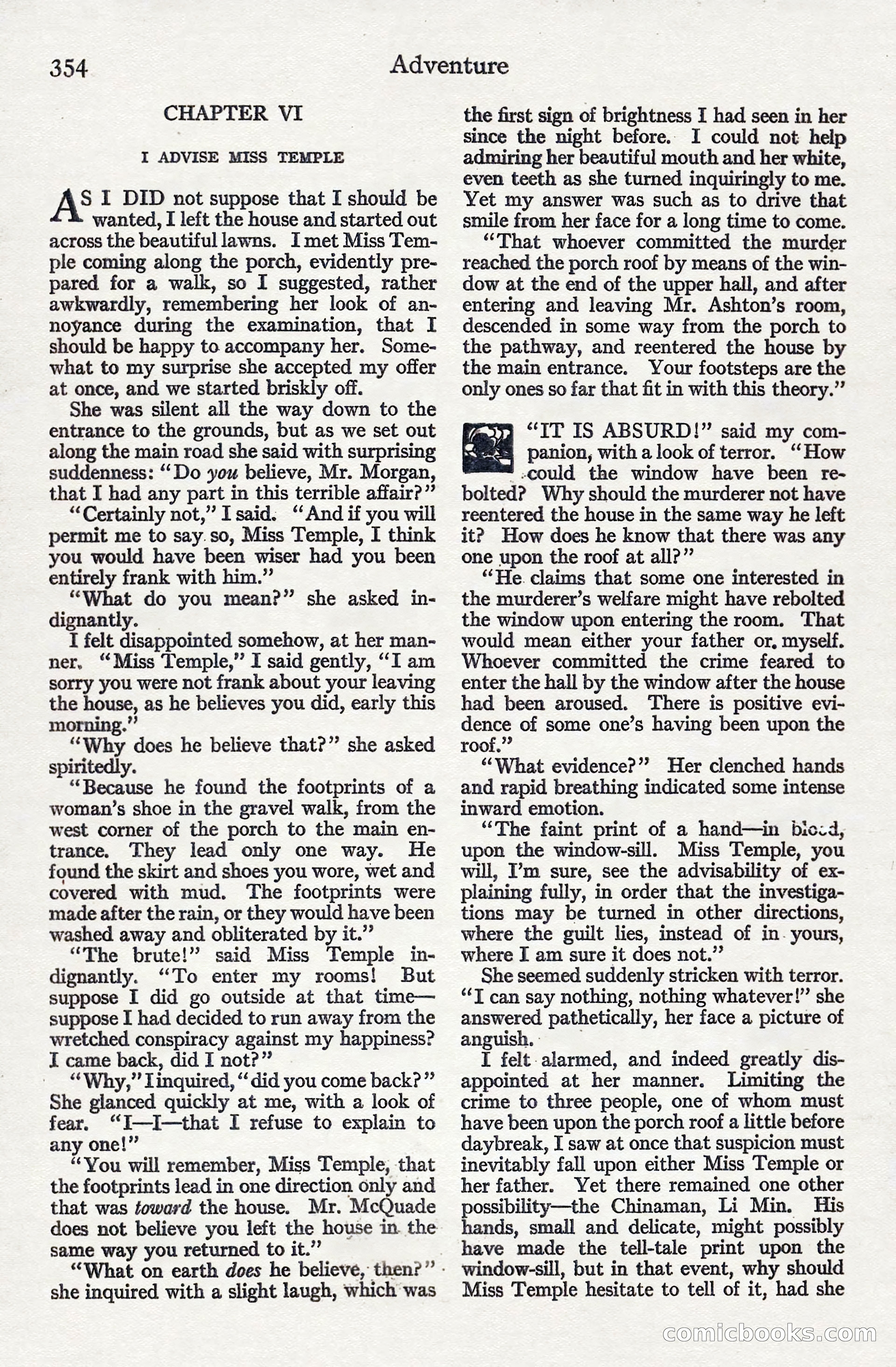 Adventure, June 1911 — page 168 of 196