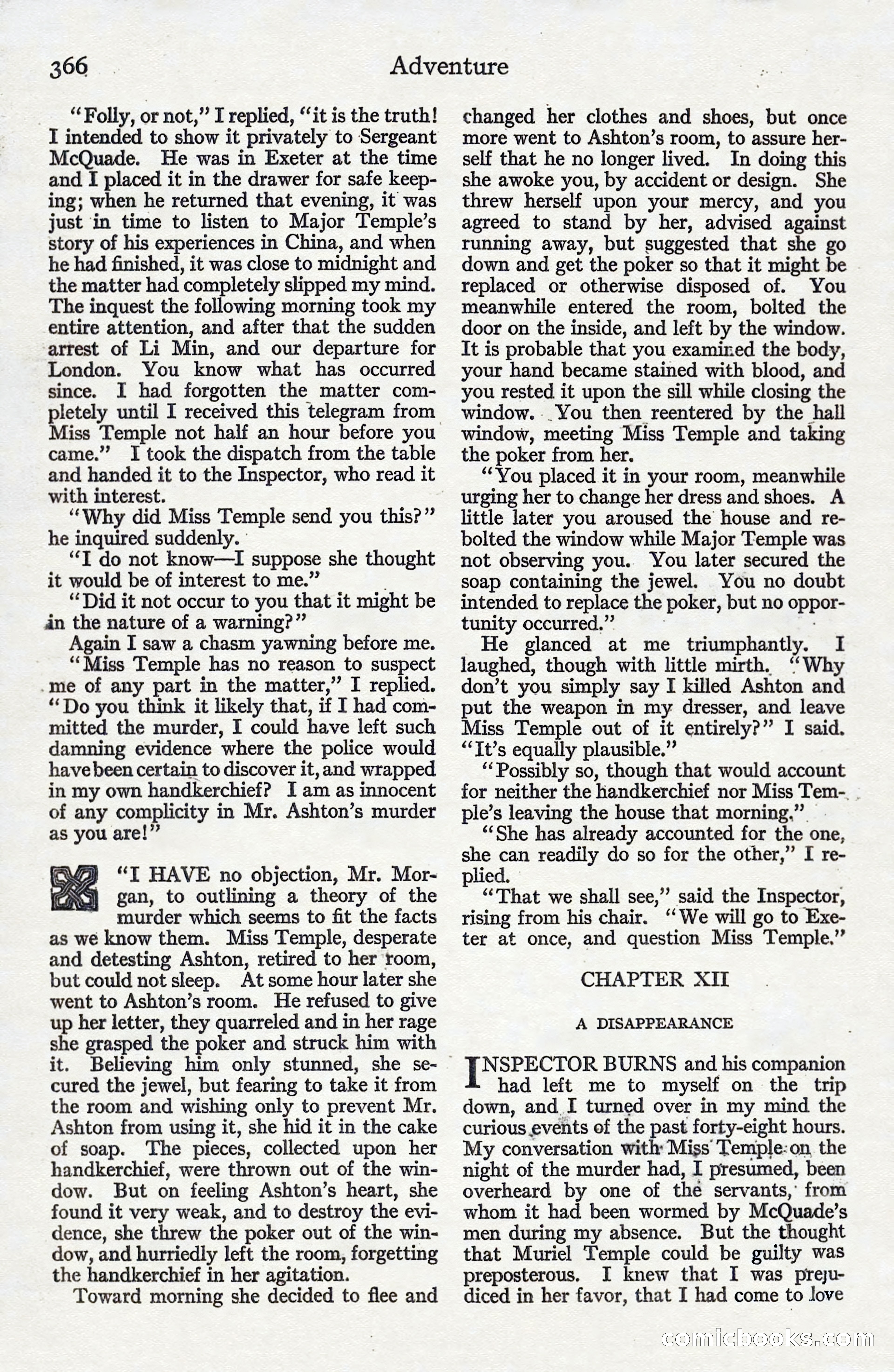 Adventure, June 1911 — page 180 of 196