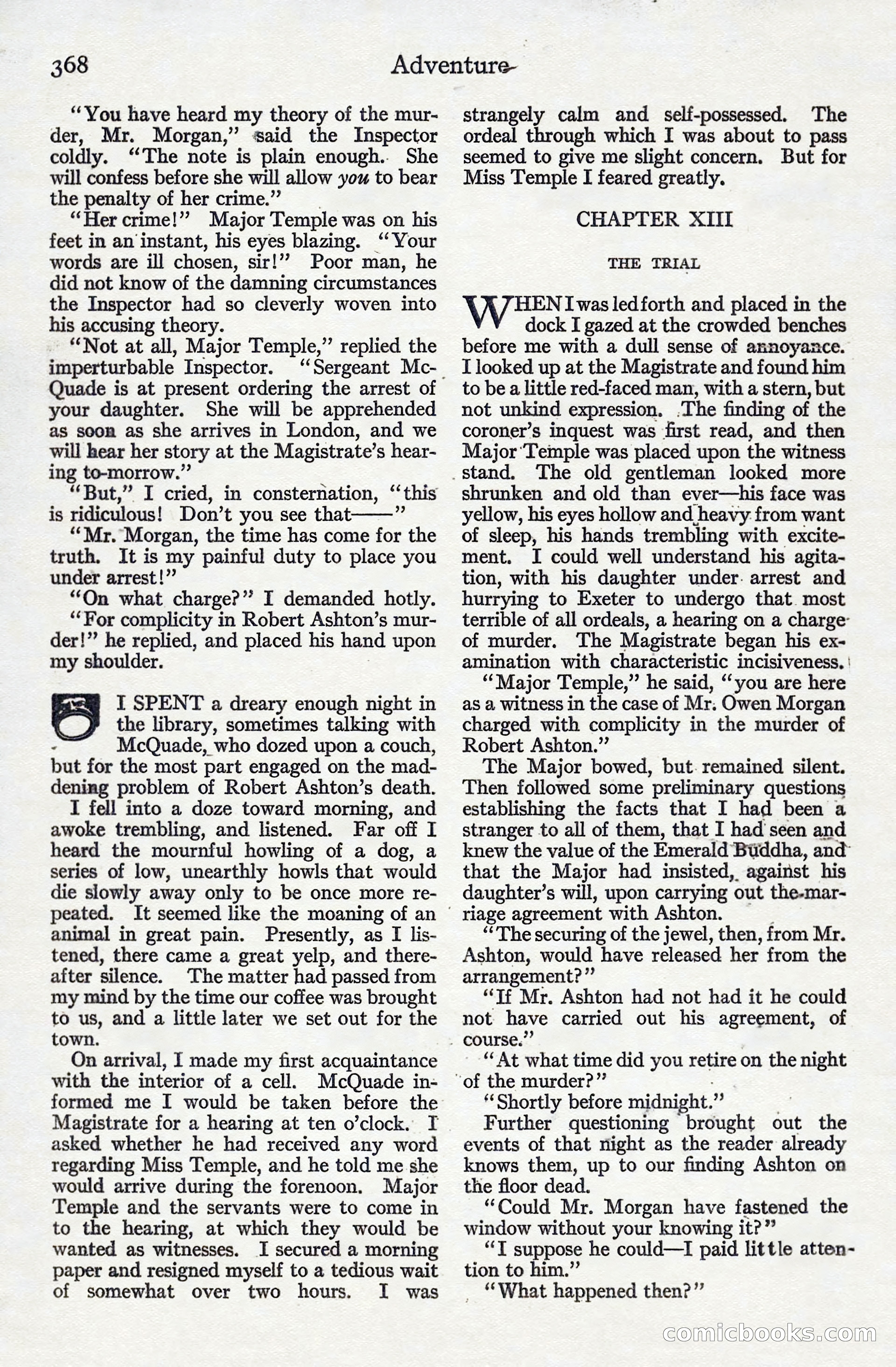 Adventure, June 1911 — page 182 of 196