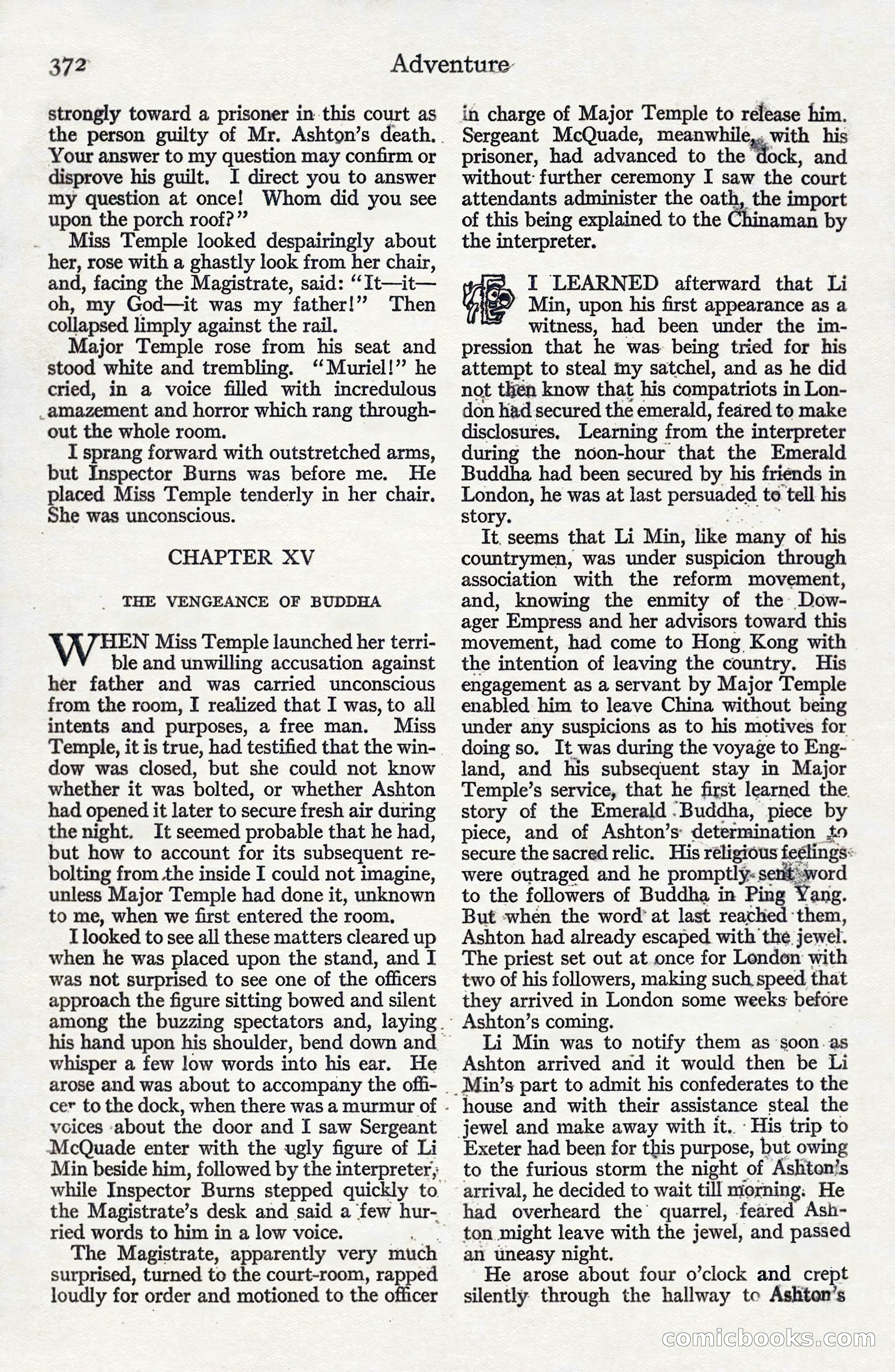 Adventure, June 1911 — page 186 of 196