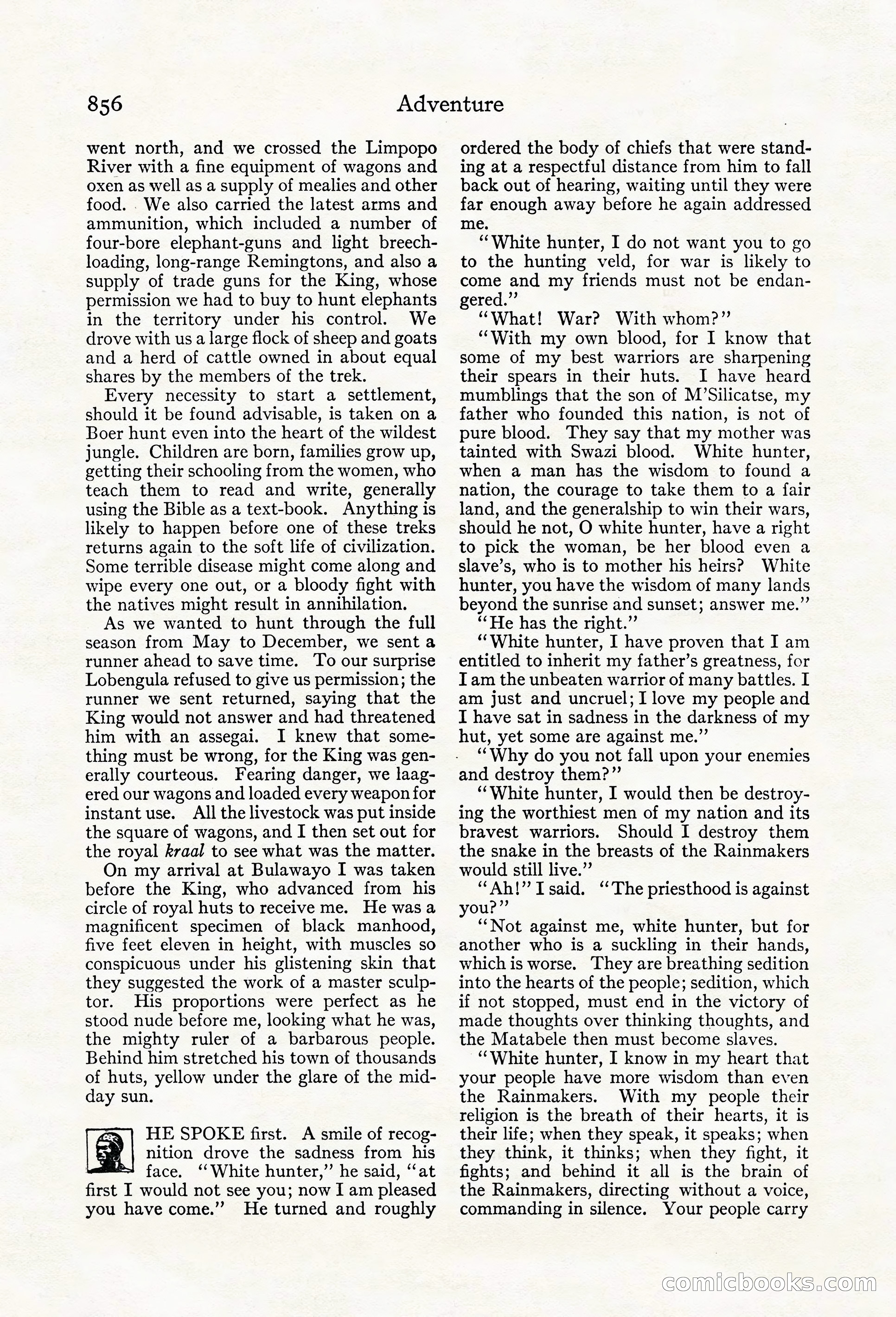 Adventure Magazine Cover — page 100 of 196