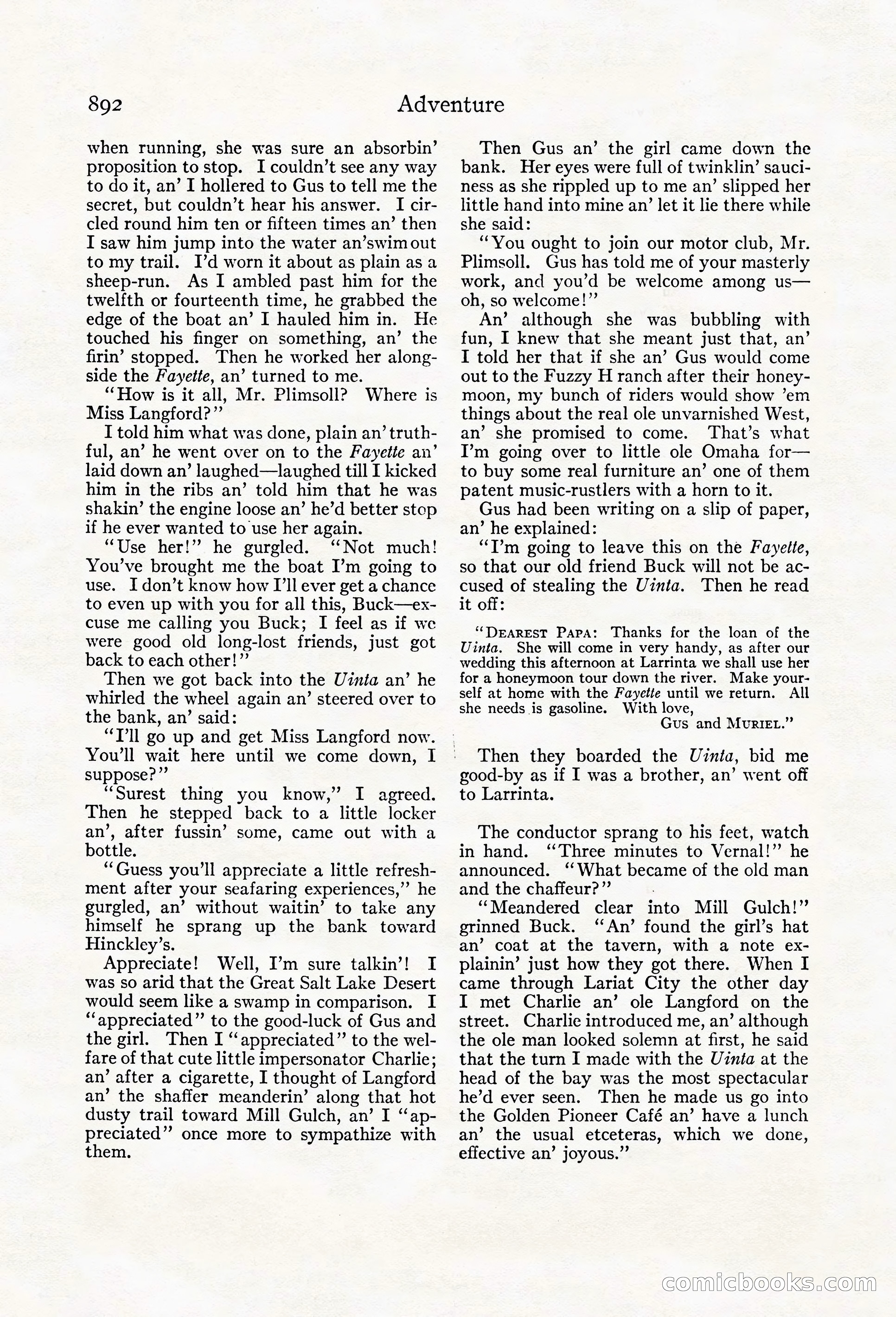 Adventure Magazine Cover — page 136 of 196