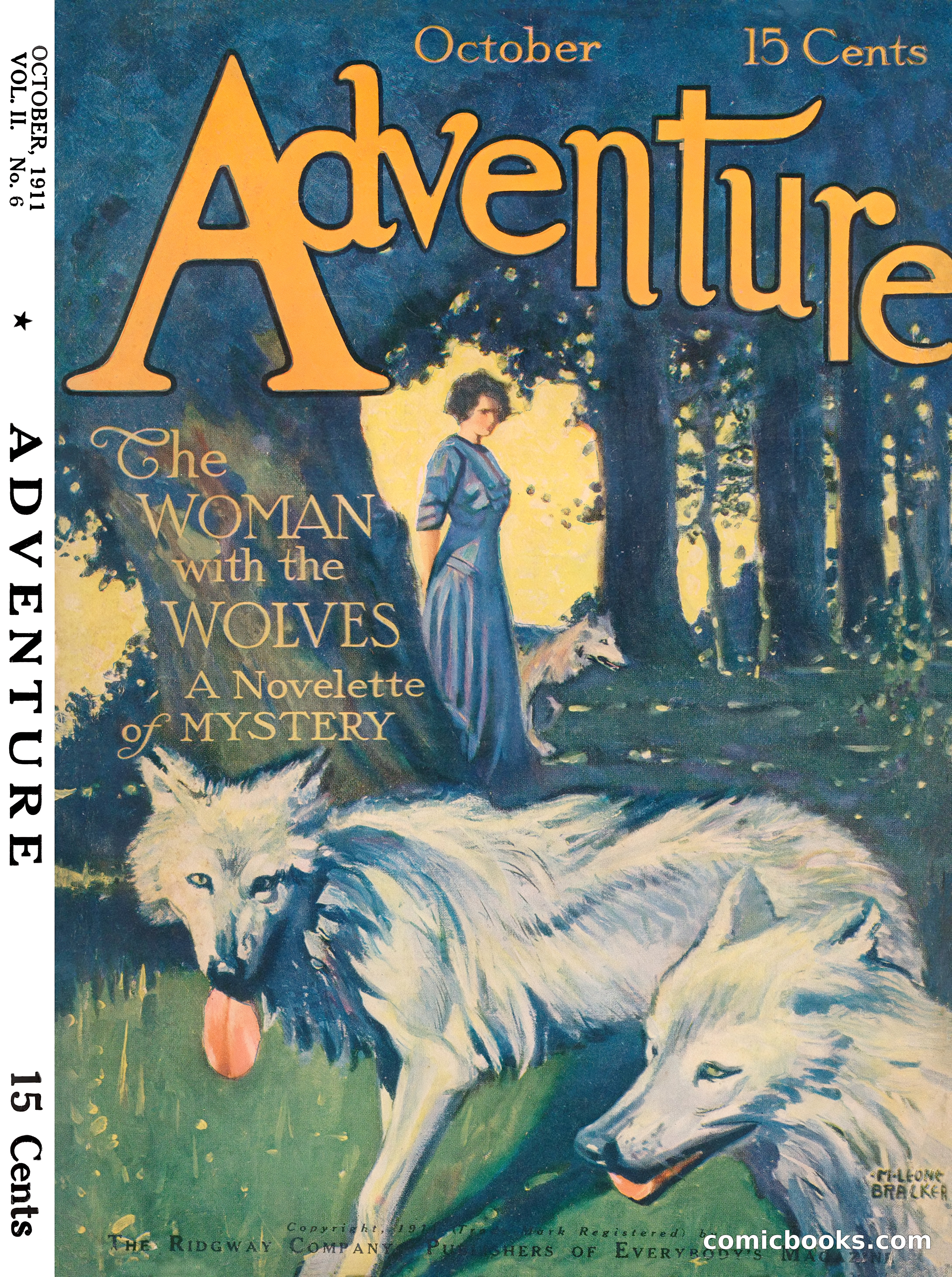 Adventure Magazine Cover, October 1911