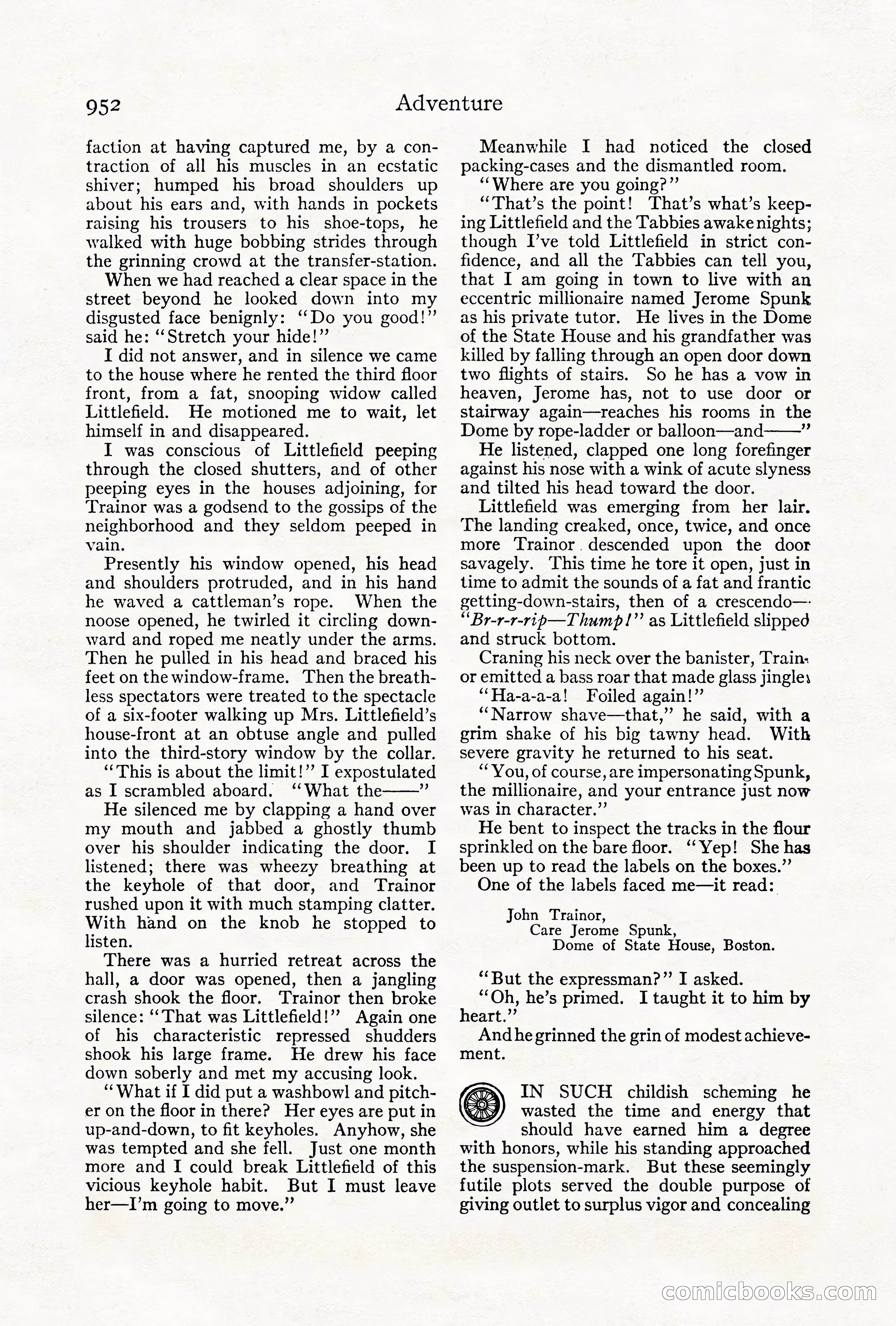 Adventure Magazine Cover, October 1911 — page 6 of 196